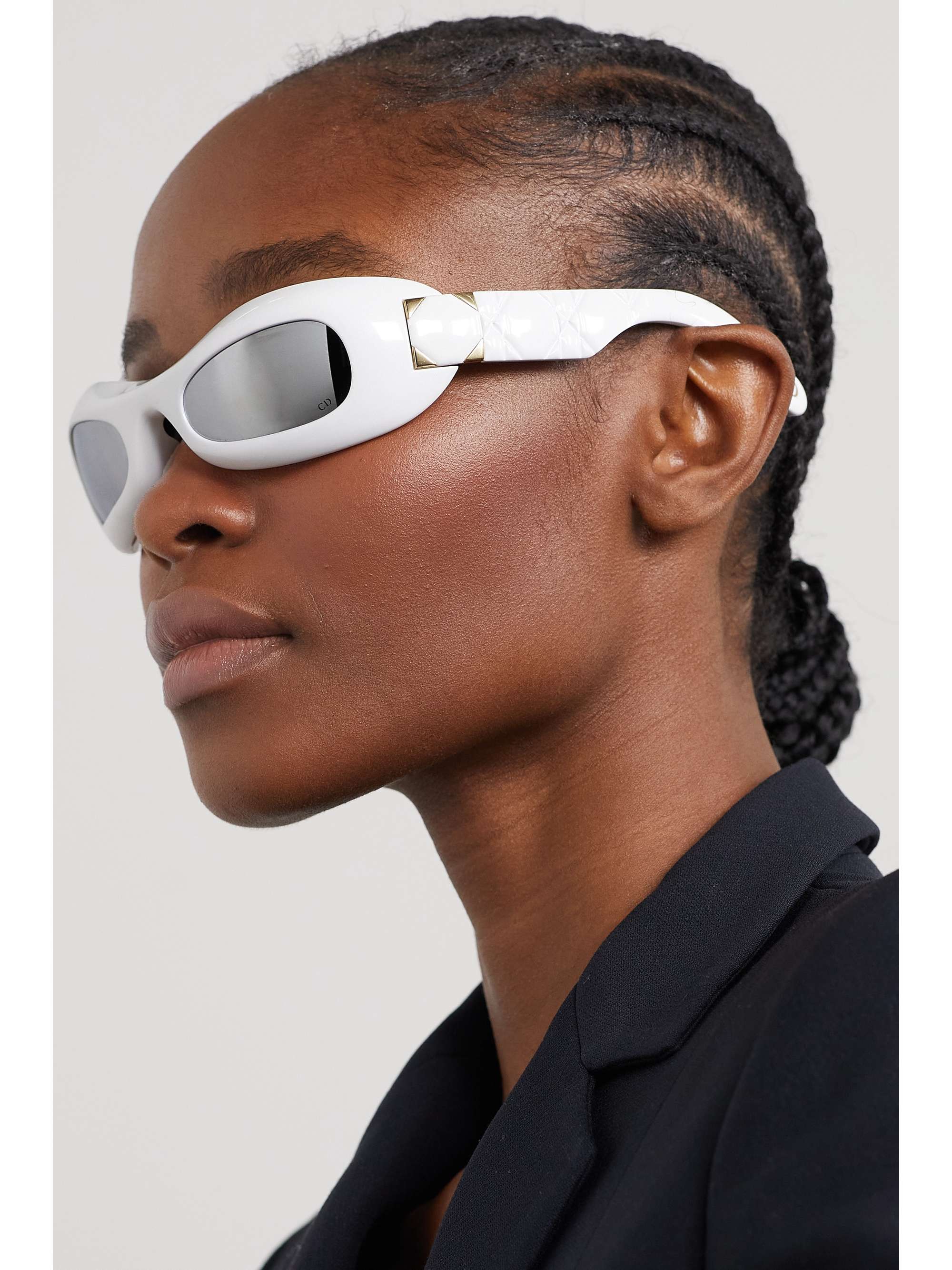 DIOR EYEWEAR Lady oval-frame acetate sunglasses