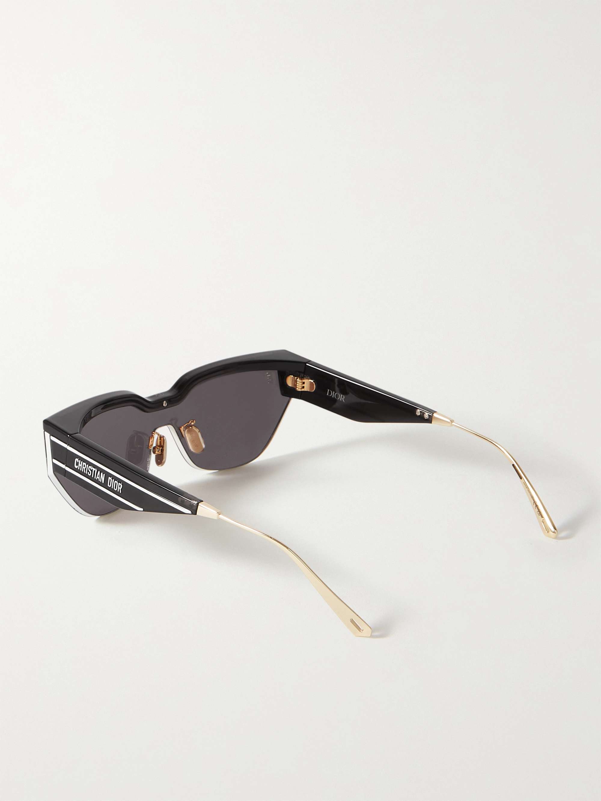 DIOR EYEWEAR DiorClub M3U D-frame acetate and gold-tone sunglasses