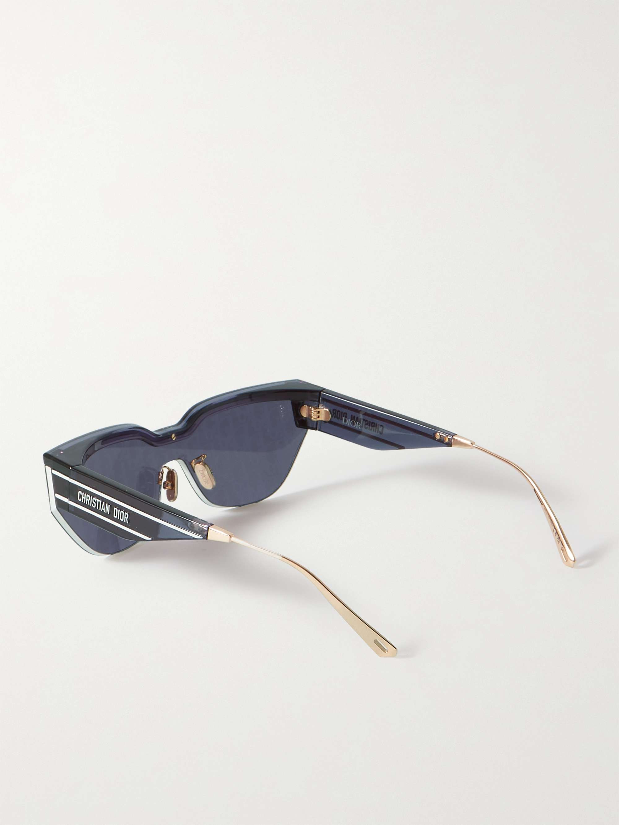 DIOR EYEWEAR DiorClub M3U D-frame acetate and gold-tone sunglasses
