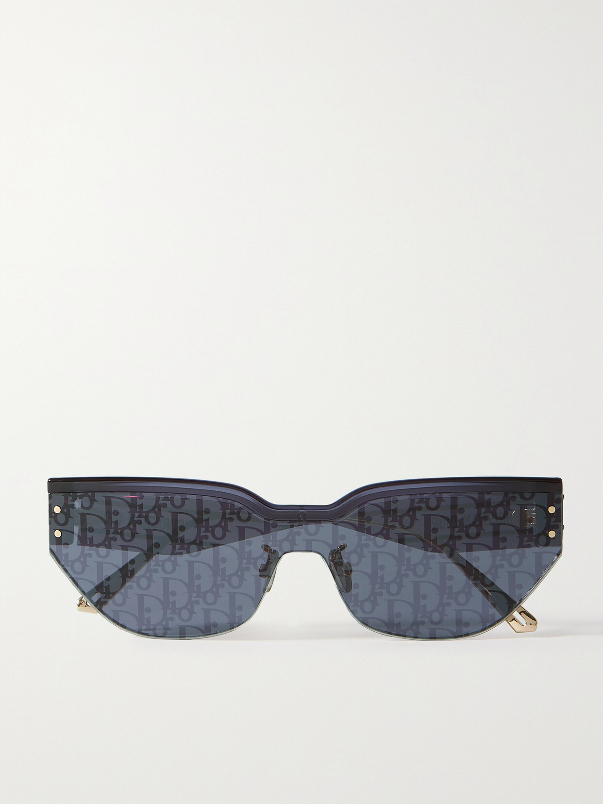 DIOR Eyewear - Diorclub D-frame Acetate And Gold-tone Sunglasses - Blue