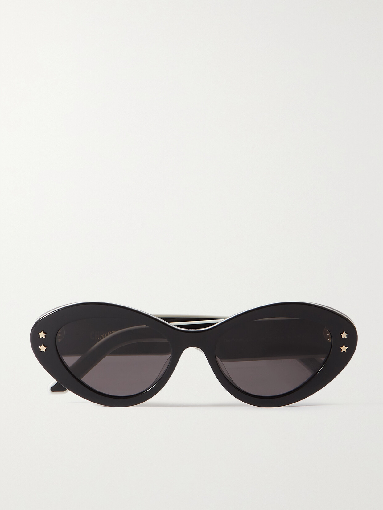 Dior Pacific Cat-eye Acetate Sunglasses In Black / Grey