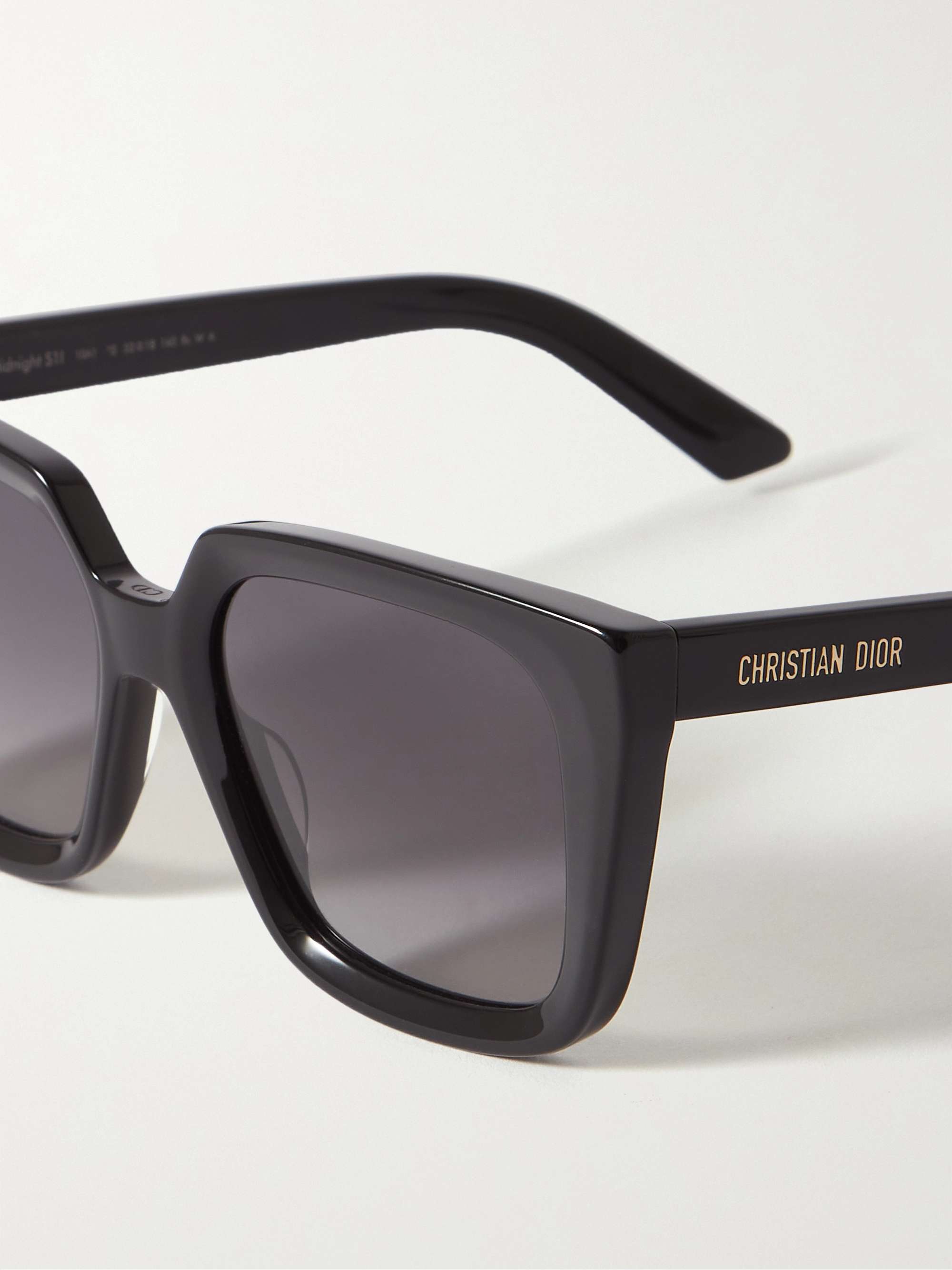 DIOR EYEWEAR DiorMidnight S1I oversized square-frame acetate sunglasses