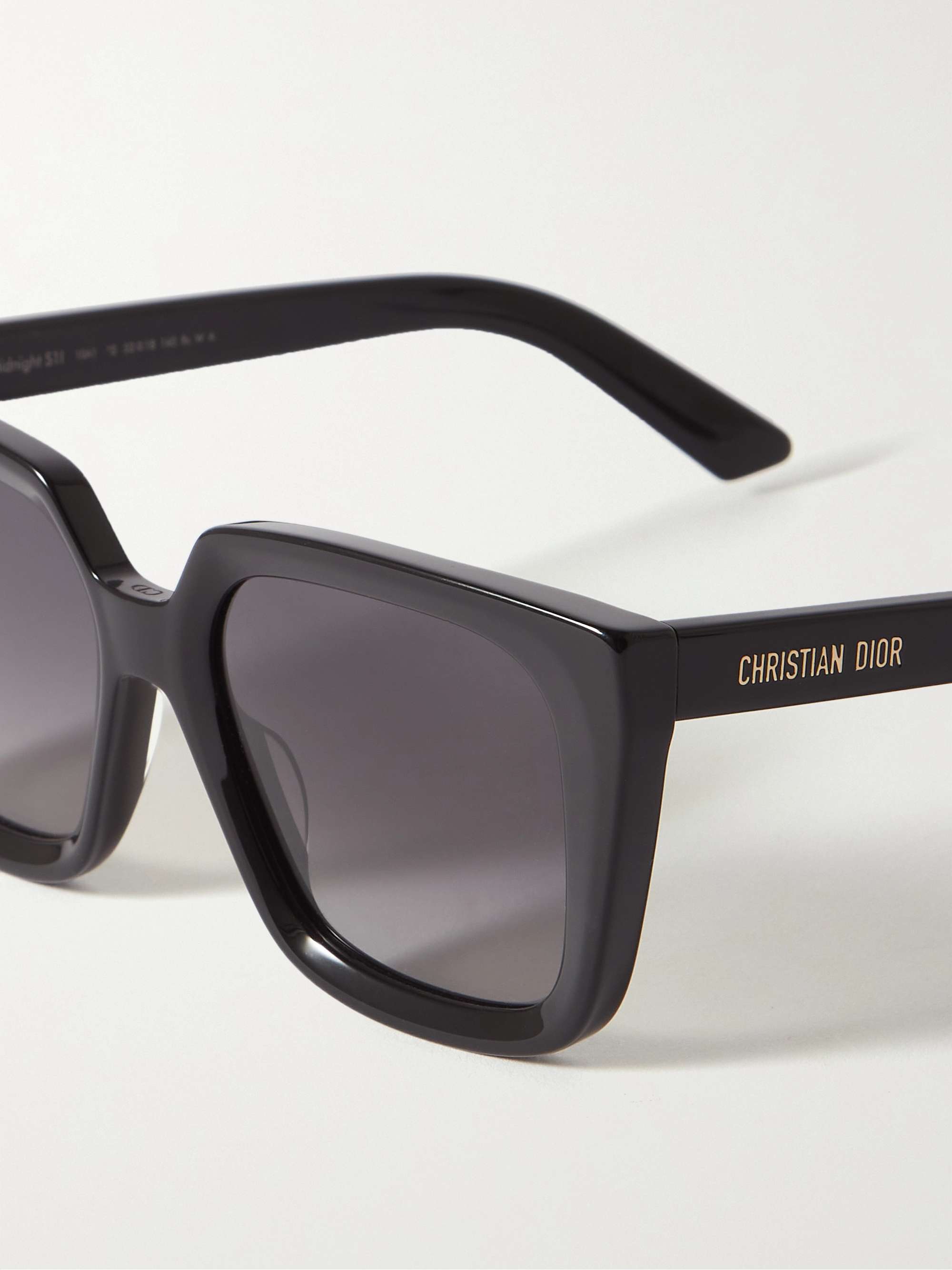 DiorMidnight S1I Black Square Sunglasses