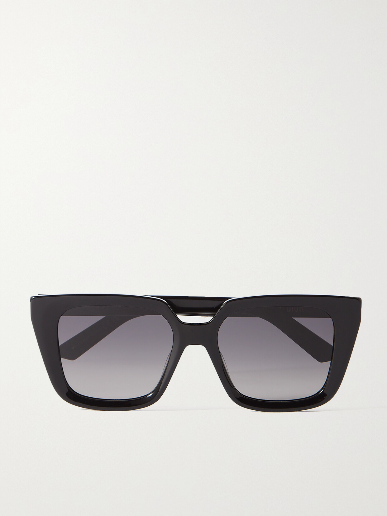 Dior Midnight Oversized Square-frame Acetate Sunglasses In Gray