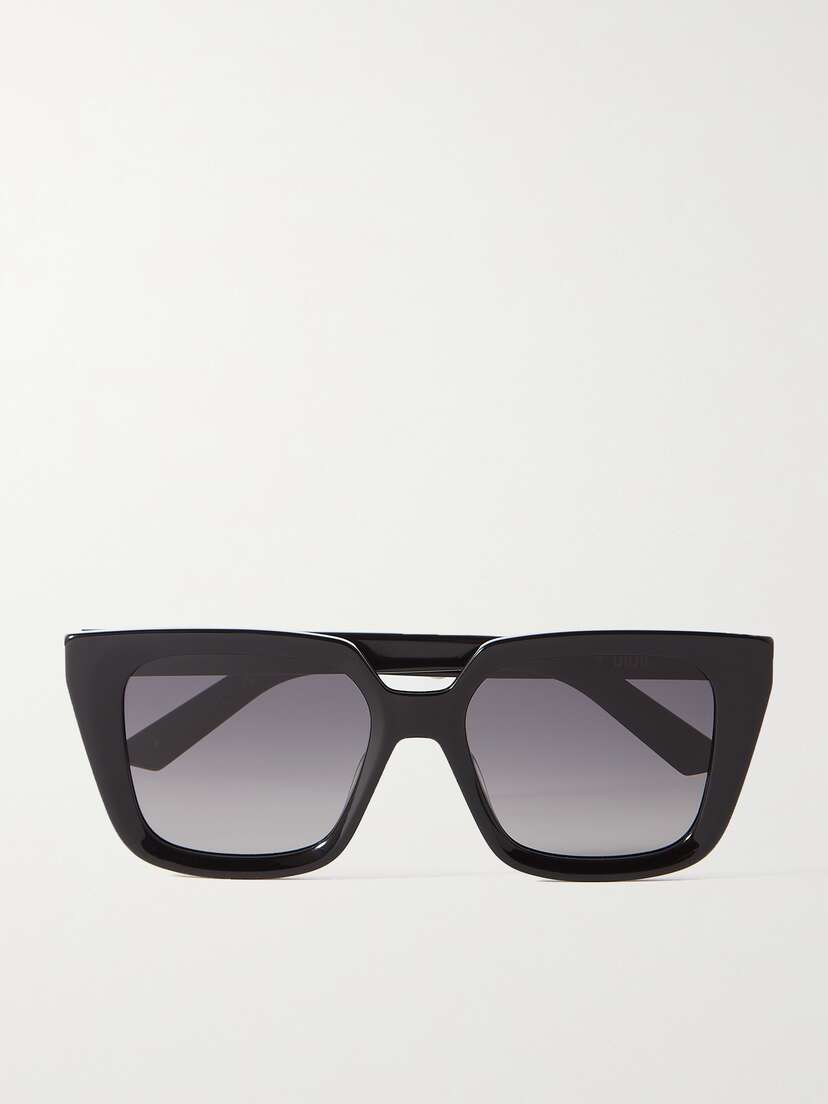 DIOR Eyewear Diormidnight S1i Oversized Square-frame Acetate Sunglasses