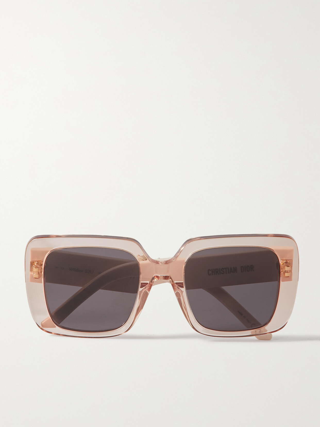 Shop Dior Wil S3u Square-frame Acetate Sunglasses In Pink