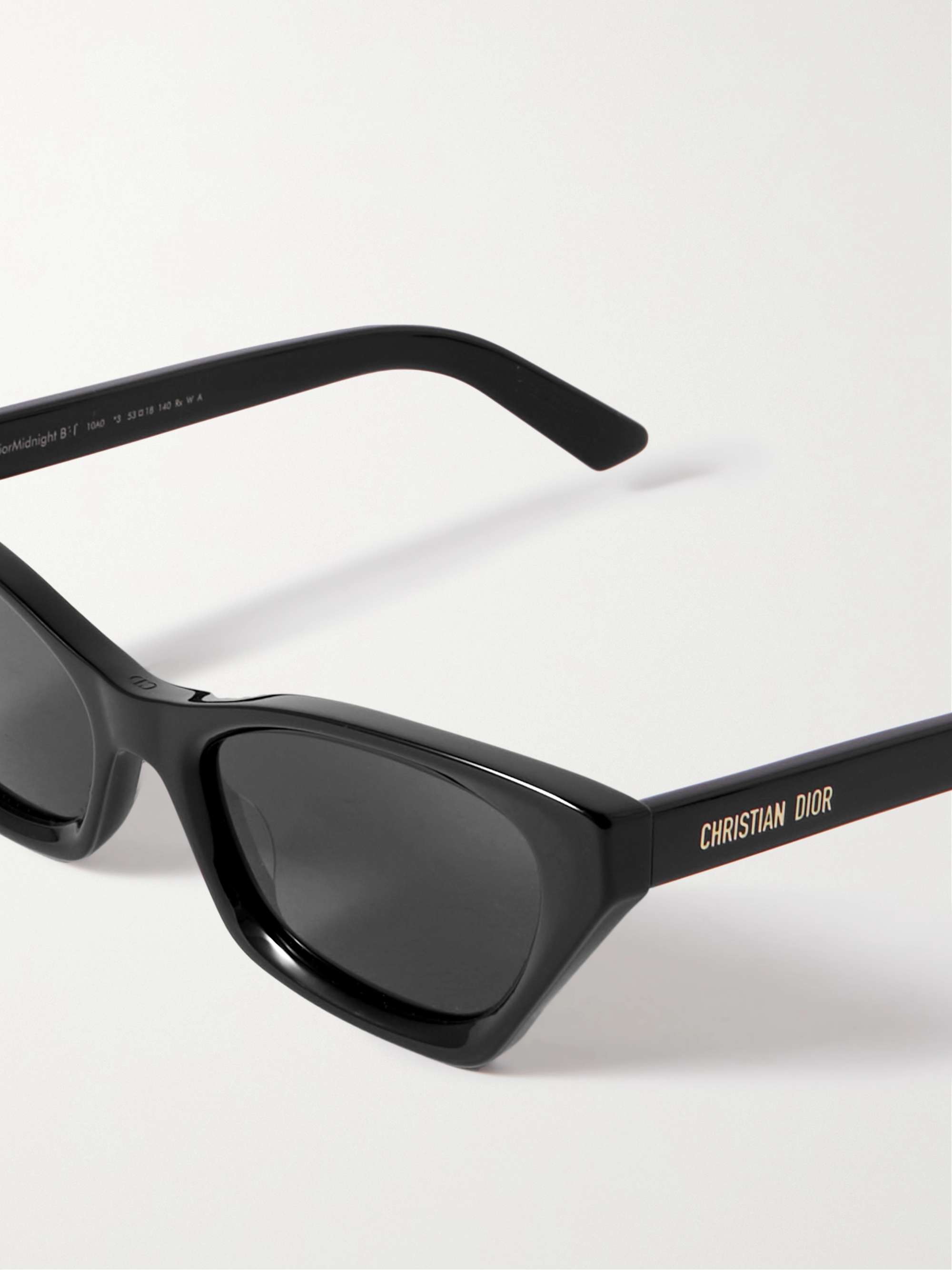 DIOR EYEWEAR DiorMidnight B1I cateye acetate sunglasses NETAPORTER