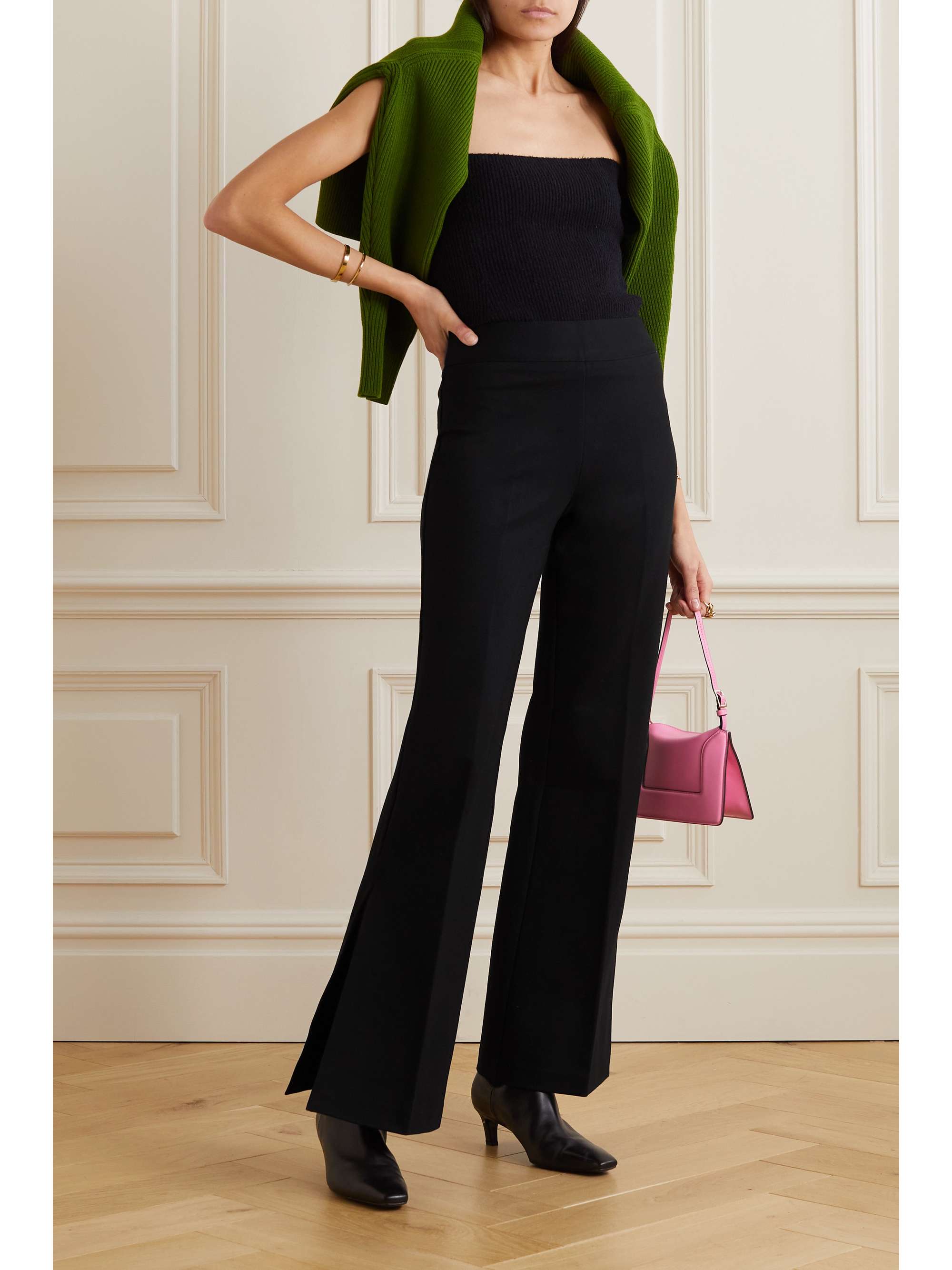 SPANX The Perfect stretch-ponte flared pants