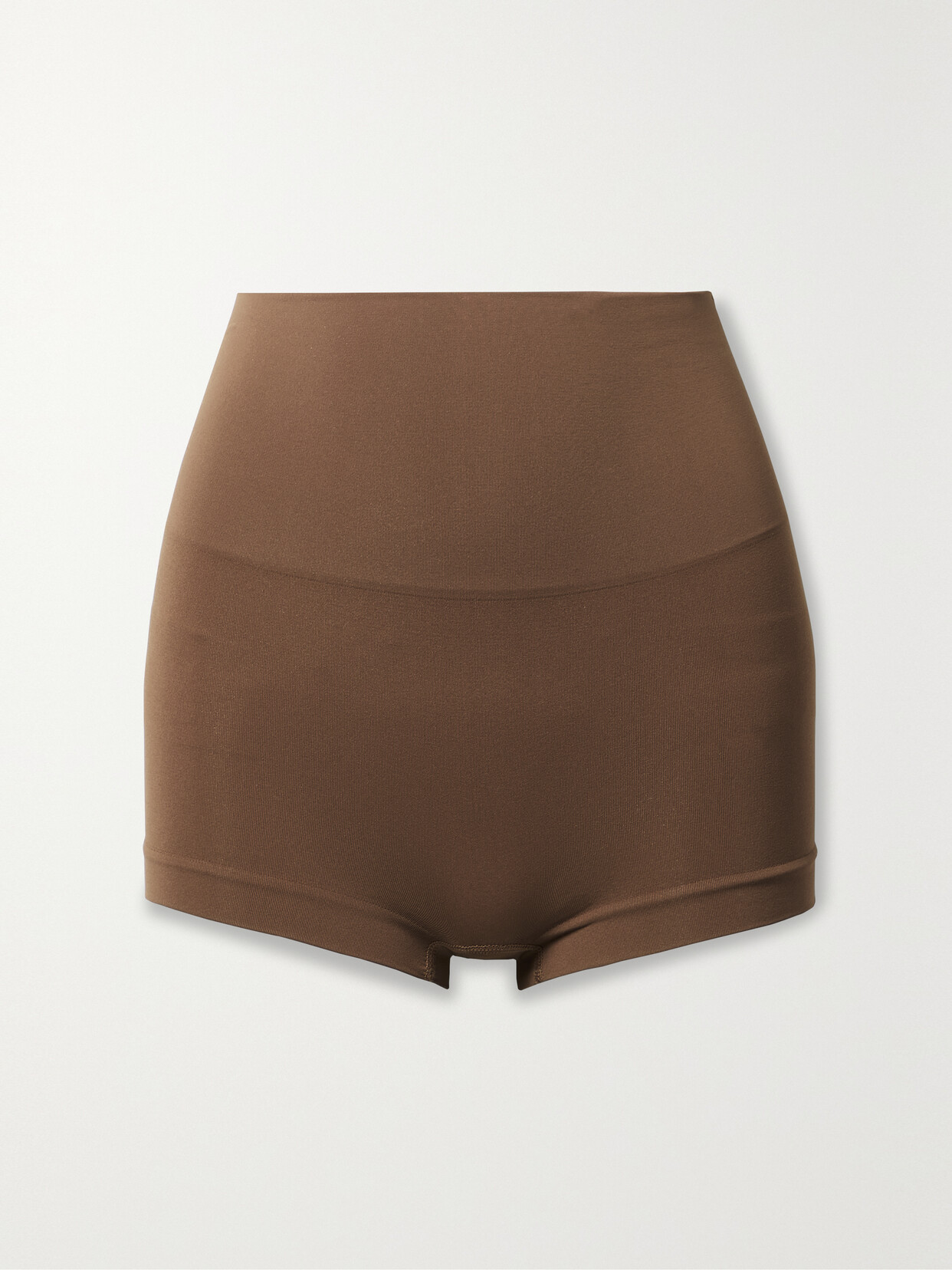 Spanx Ecocare Seamless Stretch Shorts In Neutrals