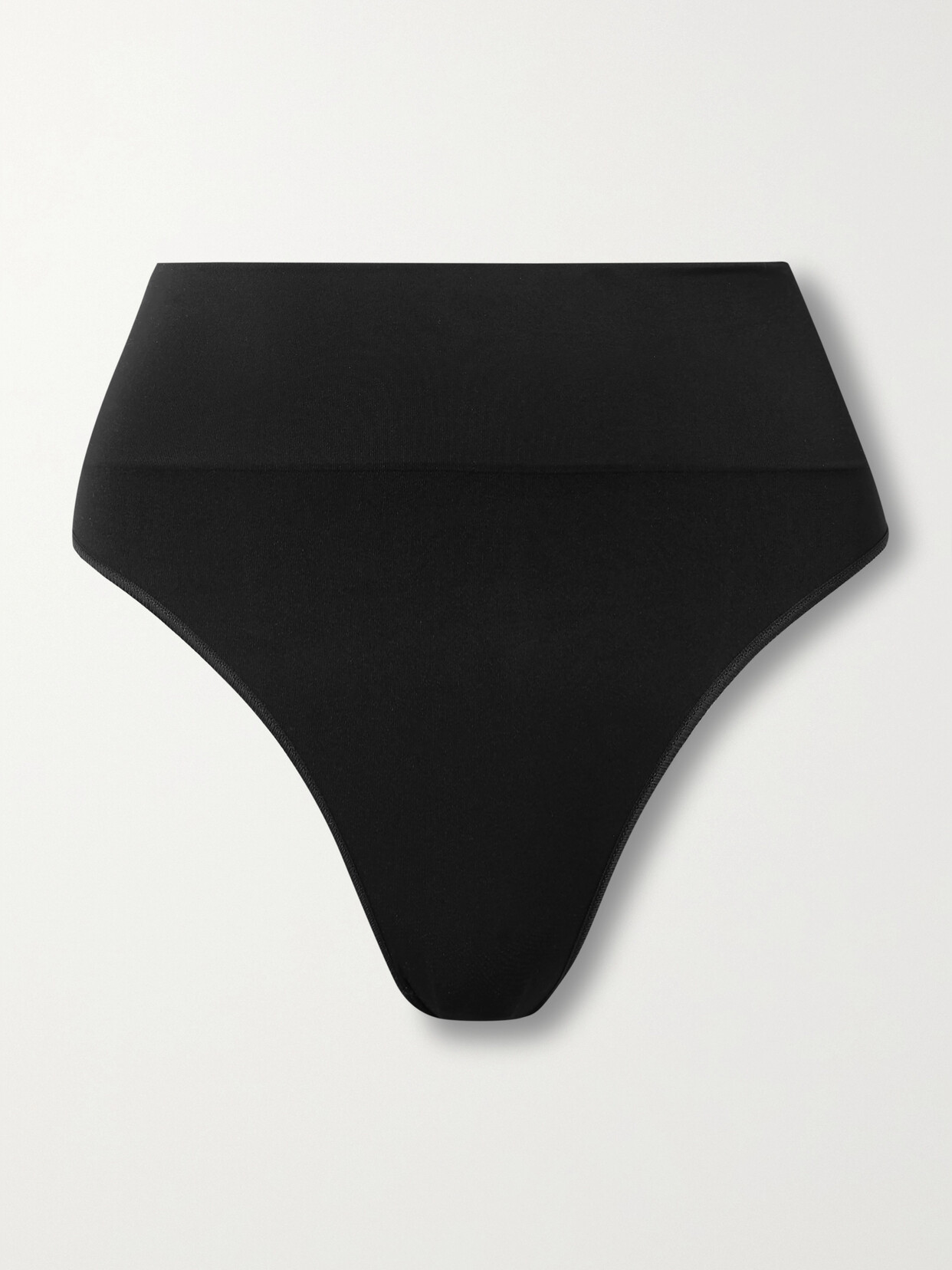 Spanx Ecocare Stretch Thong In Very Black