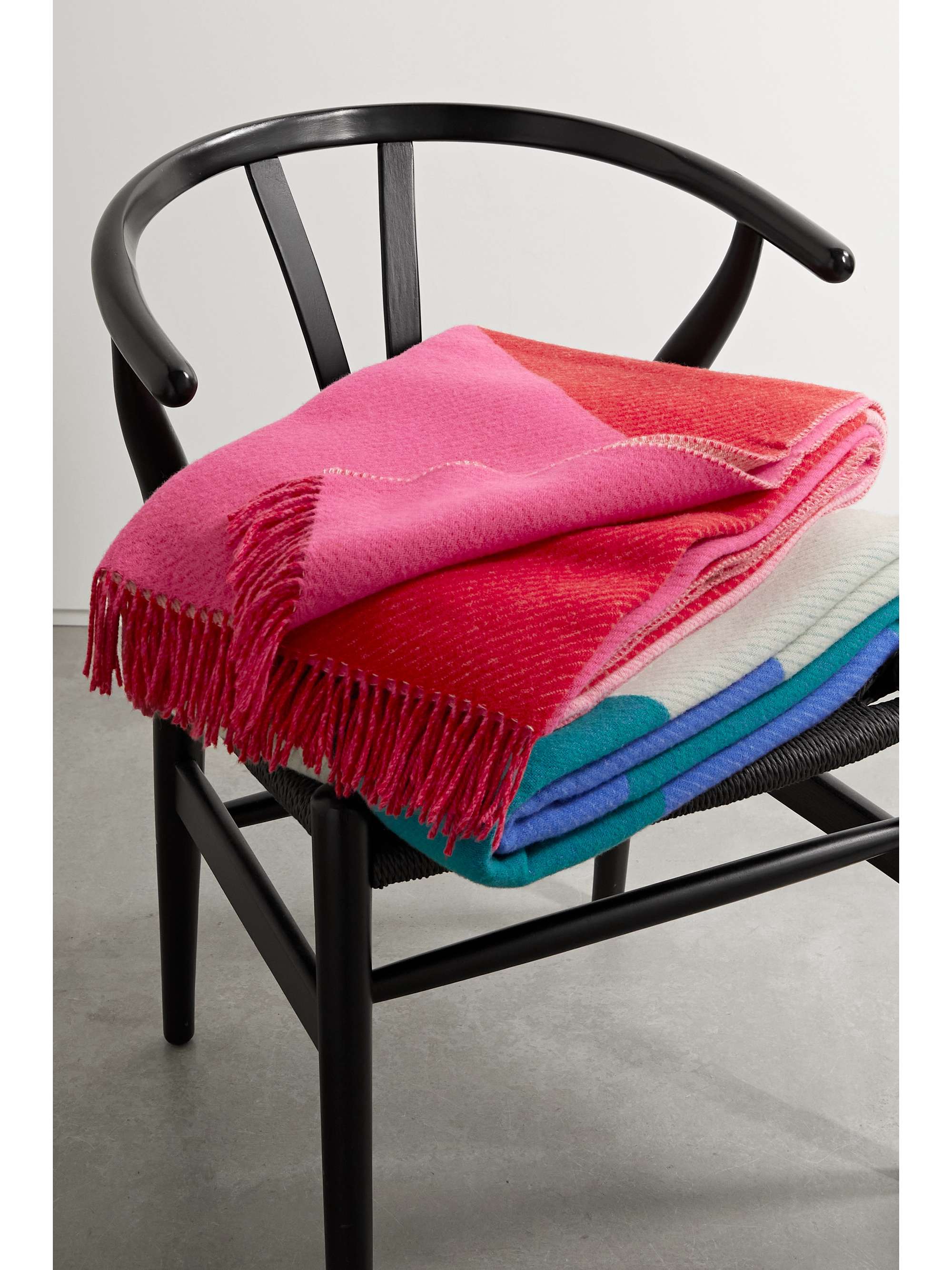 RAAWII + Olimpia Zagnoli Teenagers from Mars wool and cashmere-blend blanket