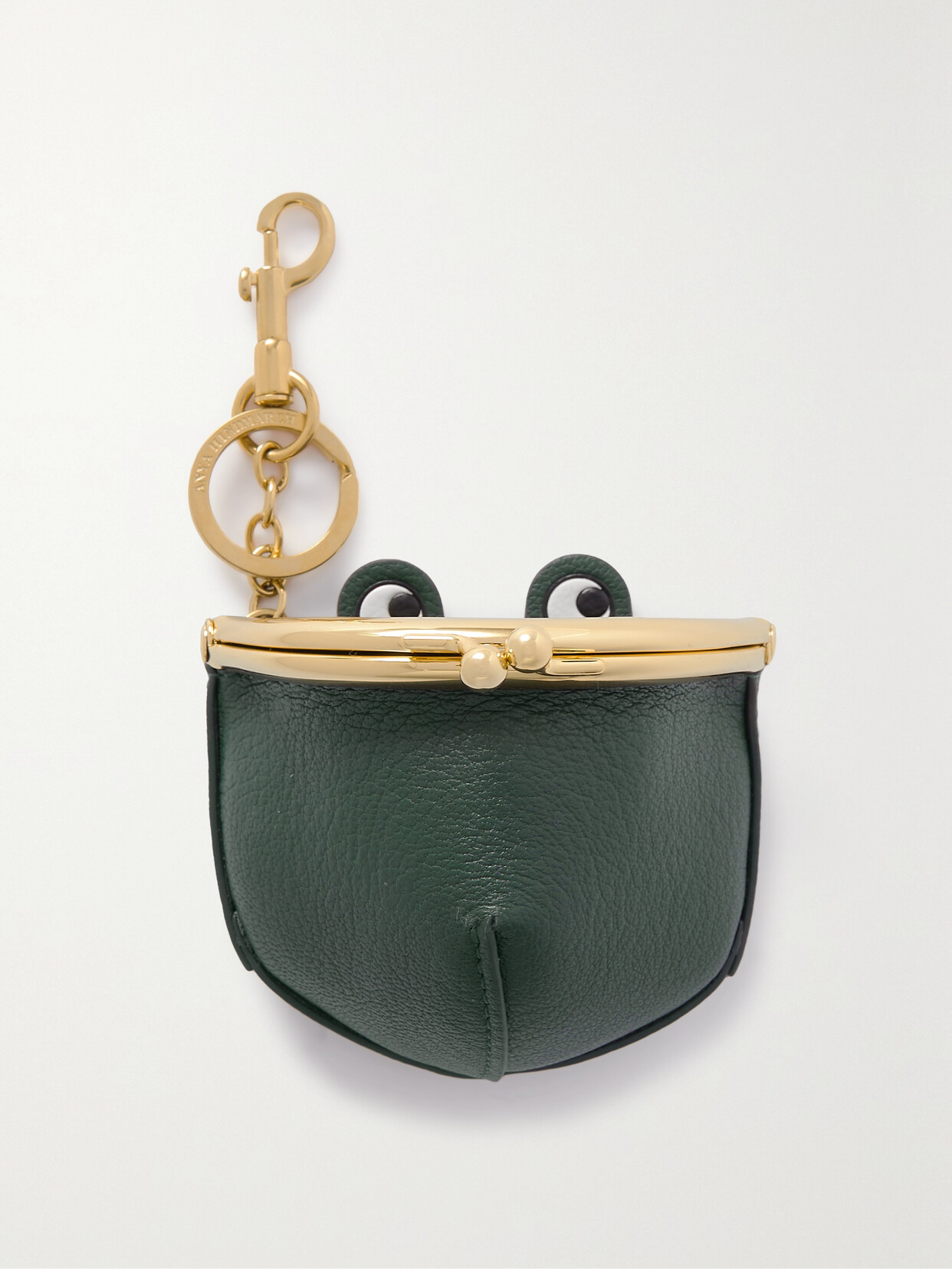 ANYA HINDMARCH FROG FRAME LEATHER COIN PURSE
