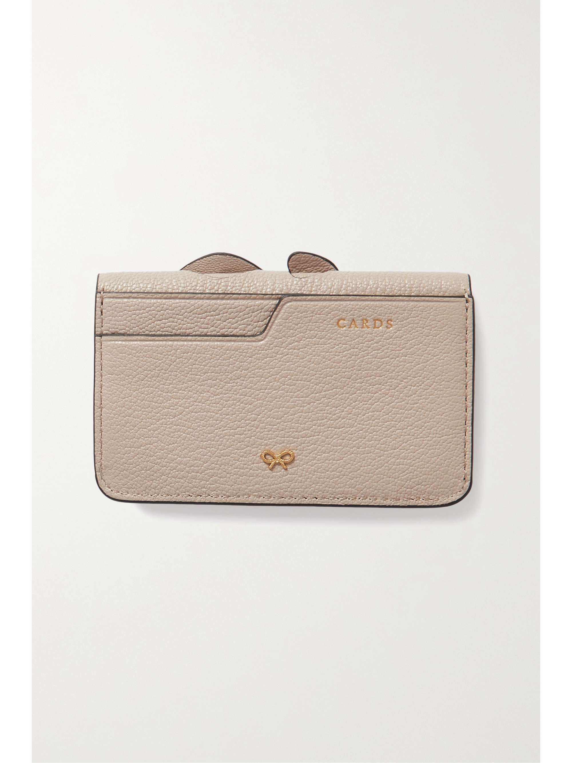 ANYA HINDMARCH Rabbit textured-leather cardholder
