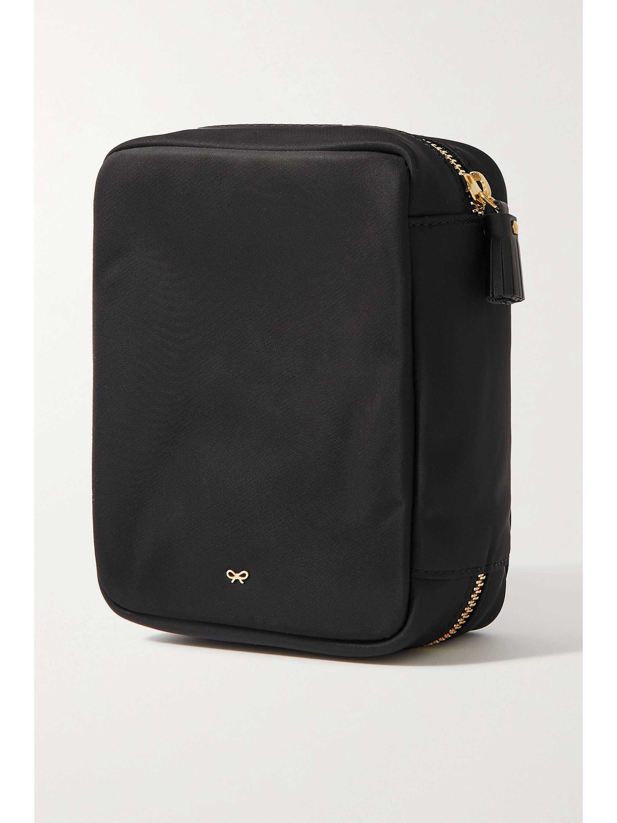 ANYA HINDMARCH Leather-trimmed ECONYL cosmetics case