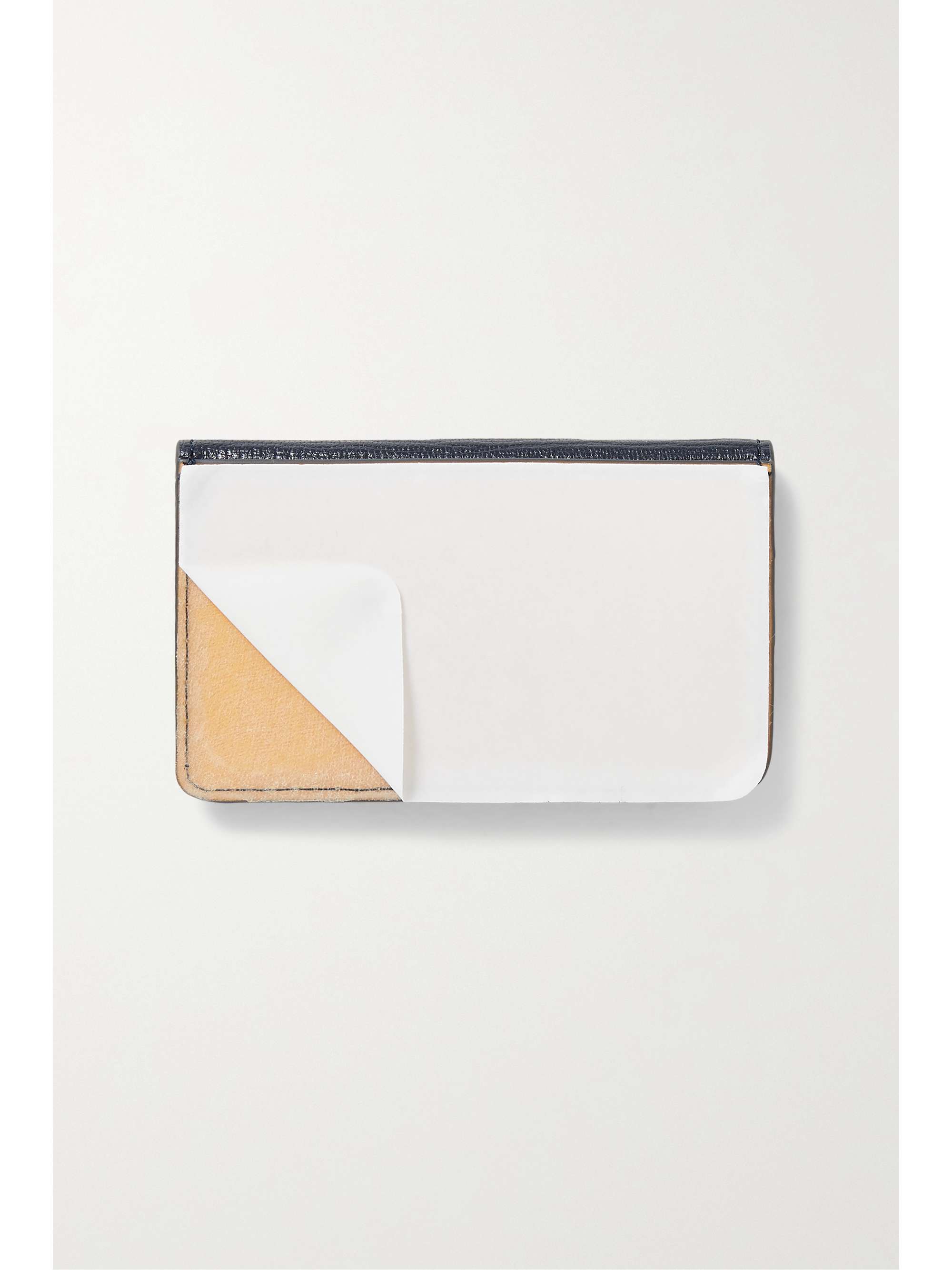 ANYA HINDMARCH Zany textured-leather cardholder sticker