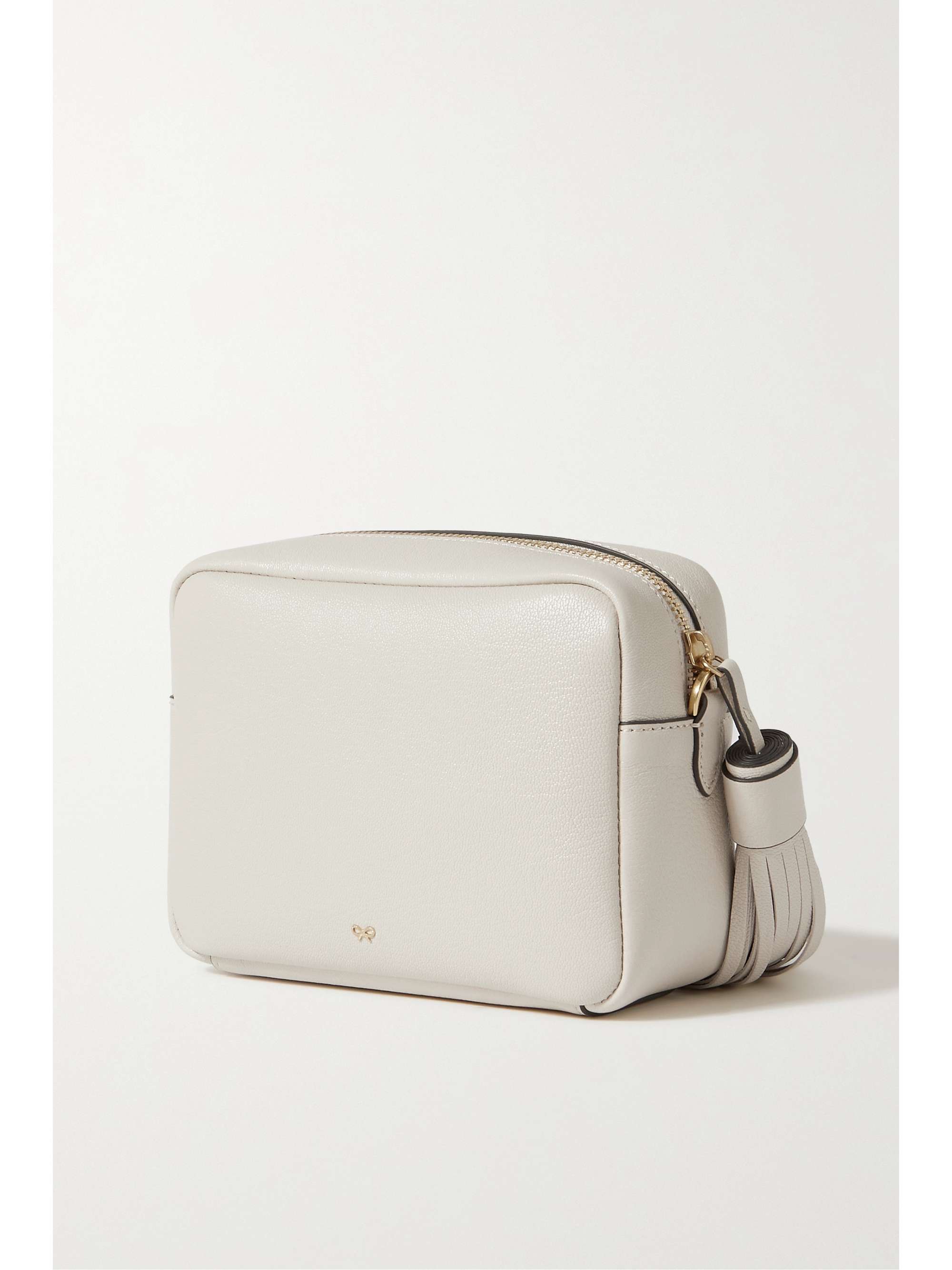ANYA HINDMARCH The Neeson tasseled leather shoulder bag NETAPORTER