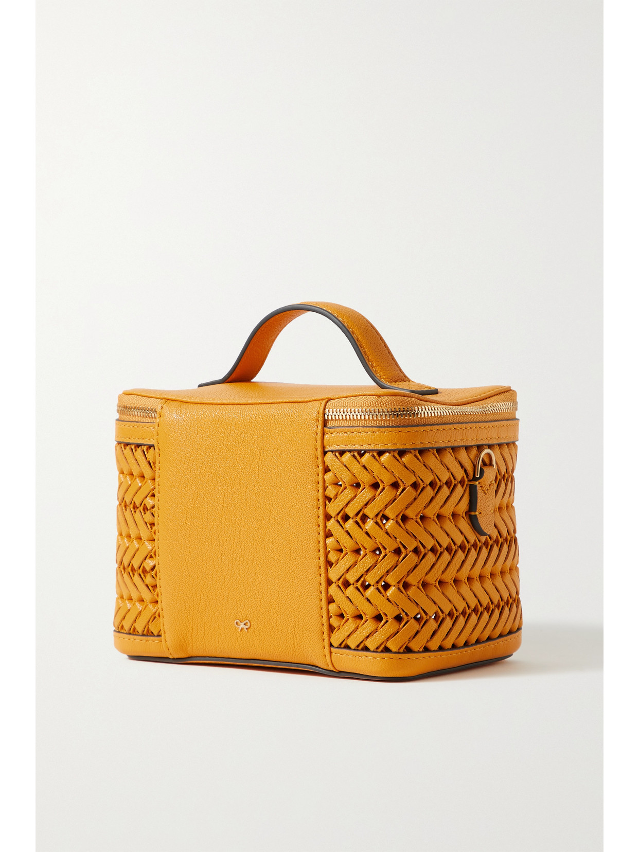 Anya Hindmarch The Neeson Eyes Woven Texturedleather Shoulder Bag In