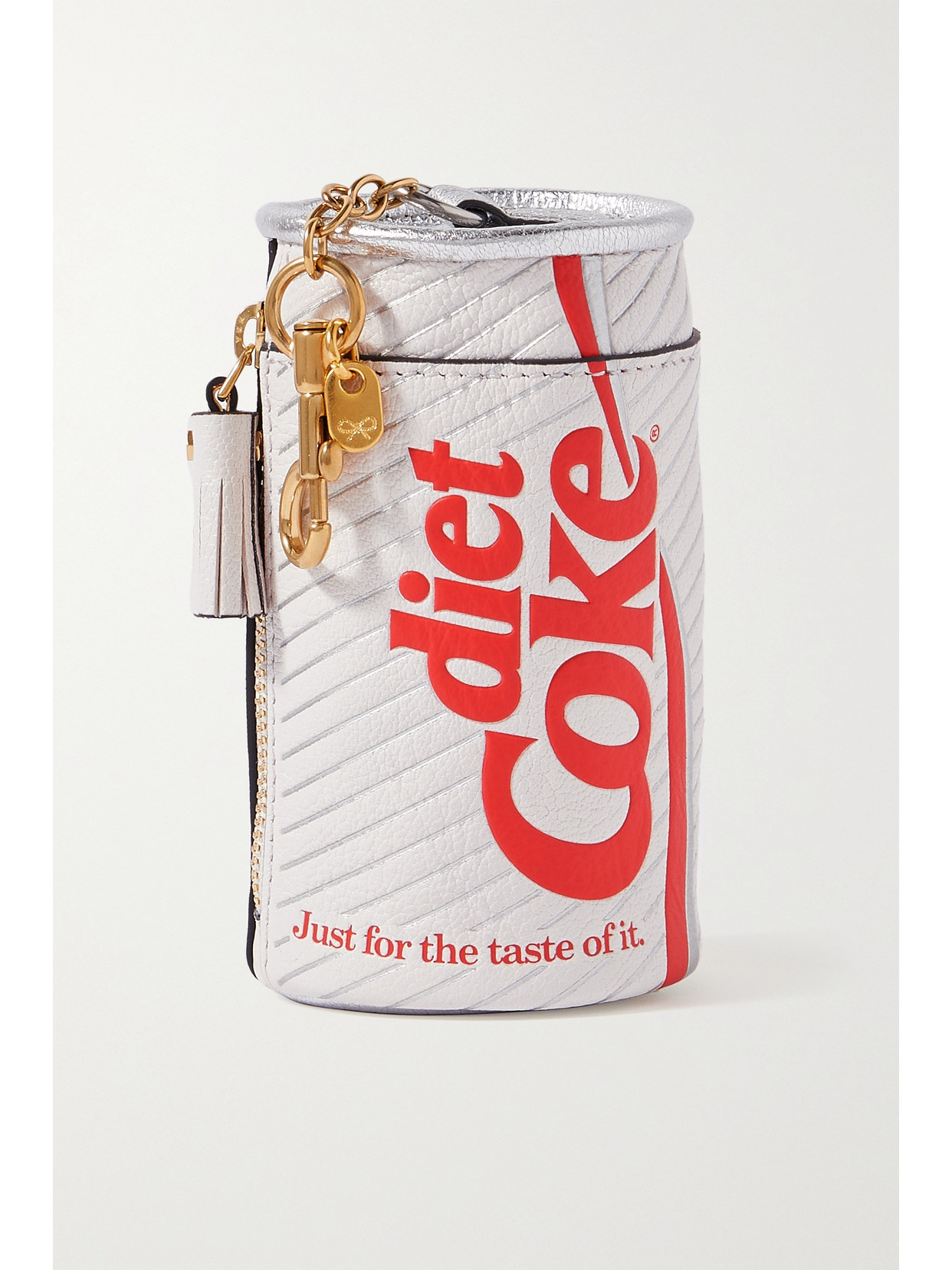 Anya Hindmarch - Diet Coke Appliquéd Leather Coin Purse - White