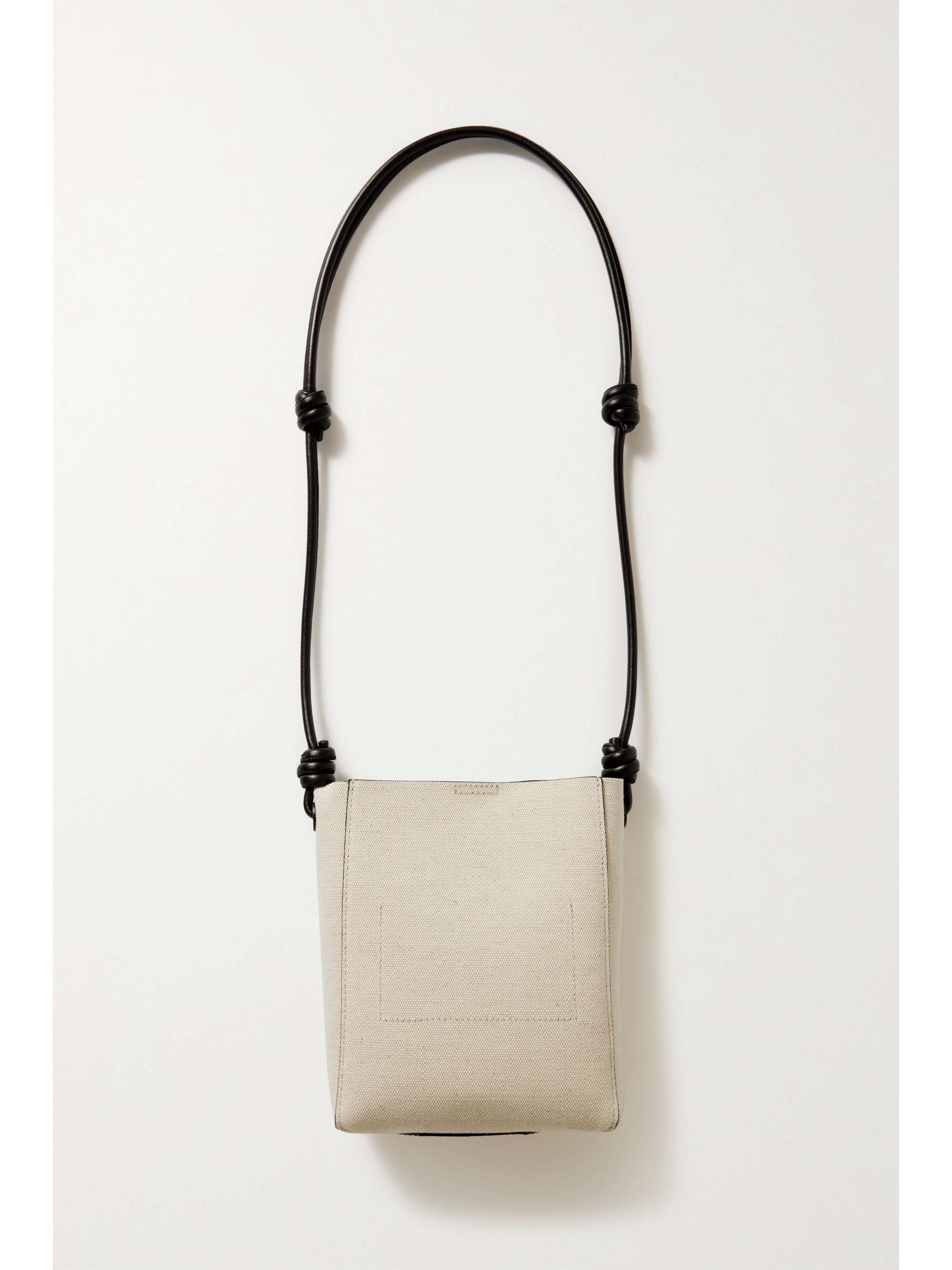 JIL SANDER Knotted leather shoulder bag