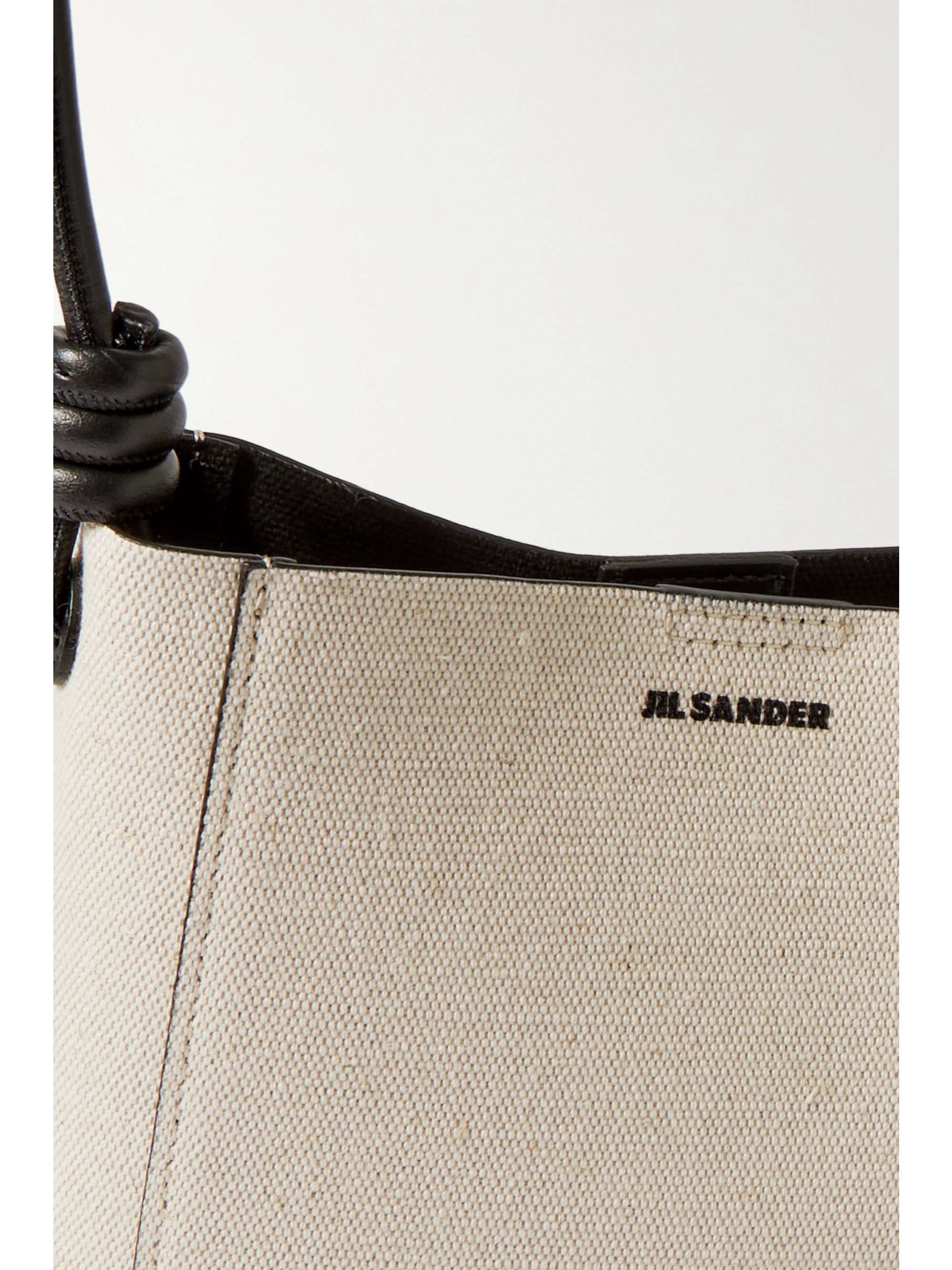 JIL SANDER Knotted leather shoulder bag