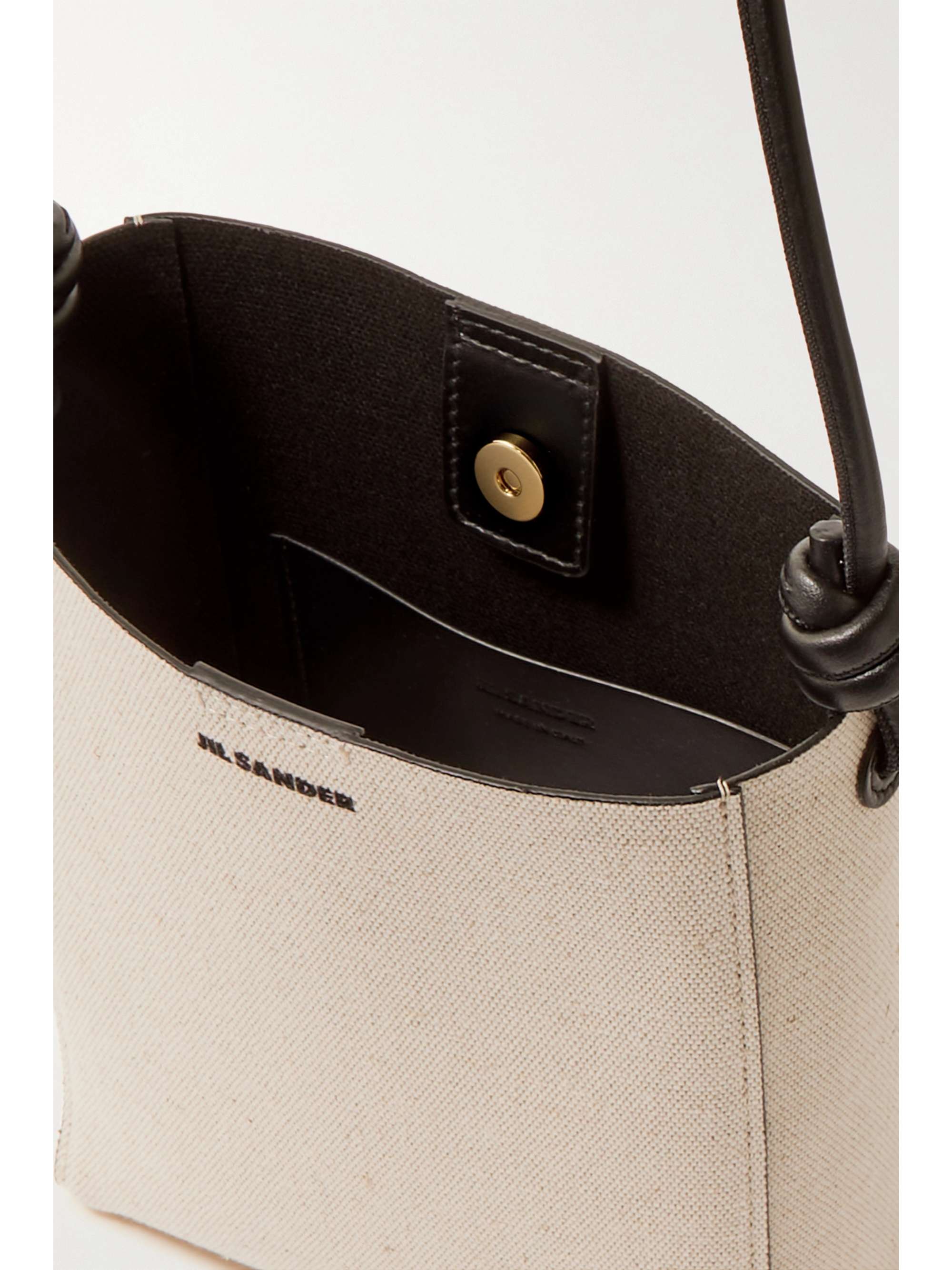 JIL SANDER Knotted leather shoulder bag