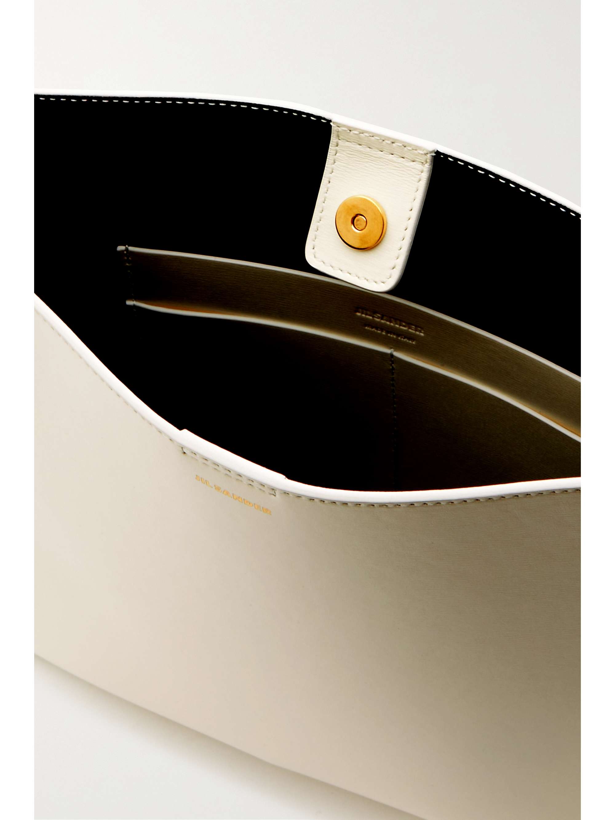 JIL SANDER Medium leather shoulder bag