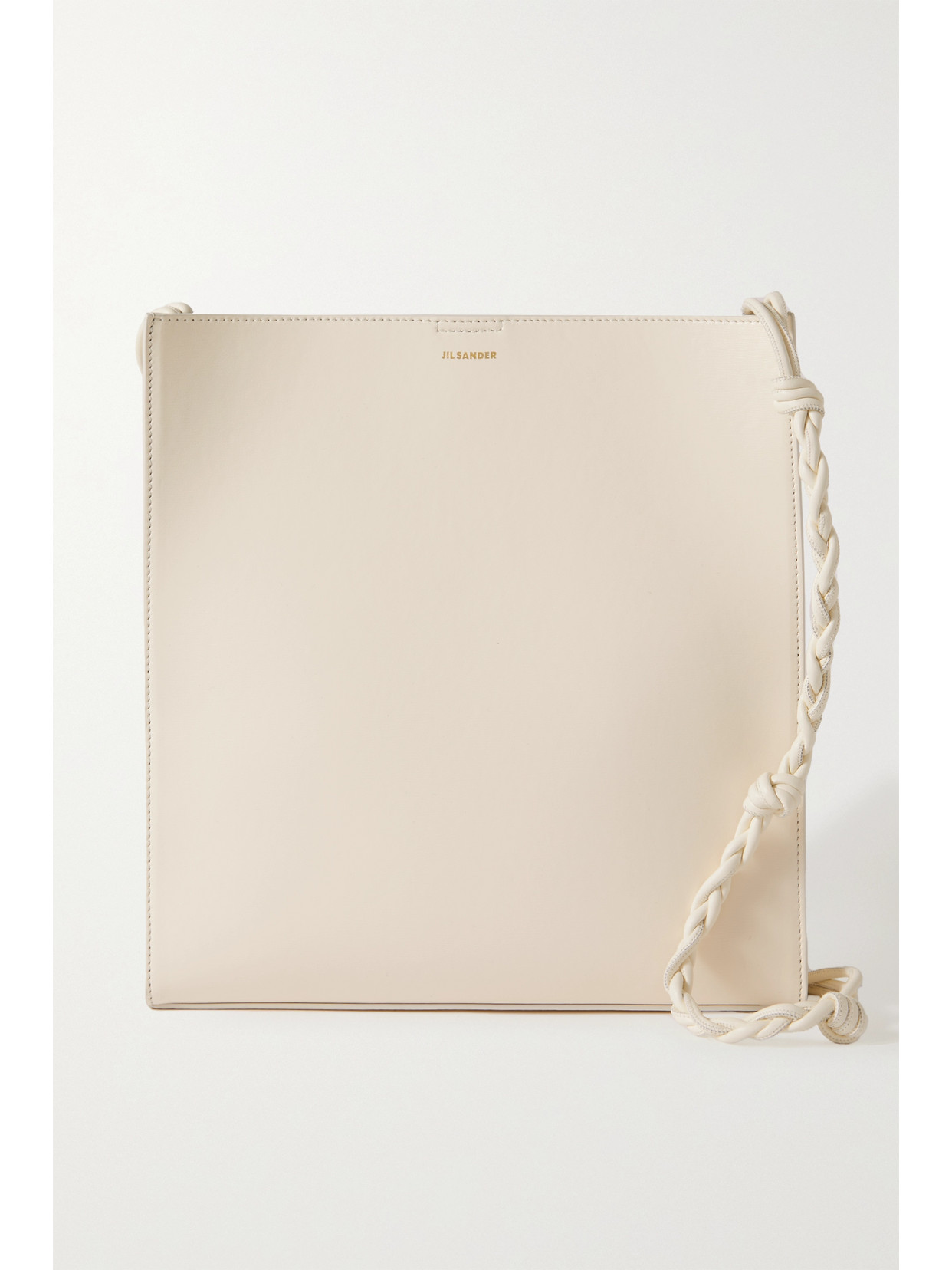 Jil Sander - Medium Leather Shoulder Bag - Off-white