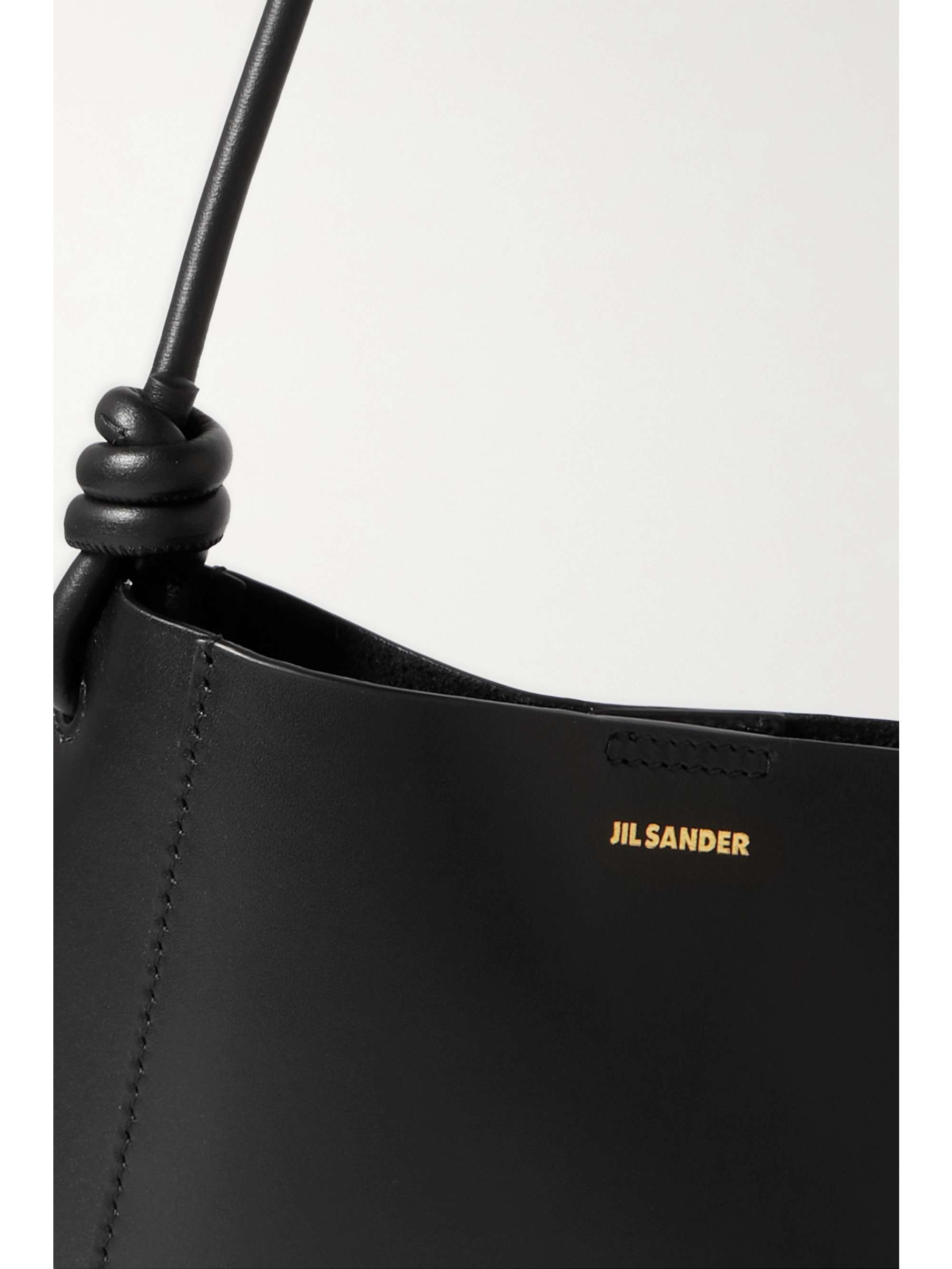 JIL SANDER Knotted leather shoulder bag