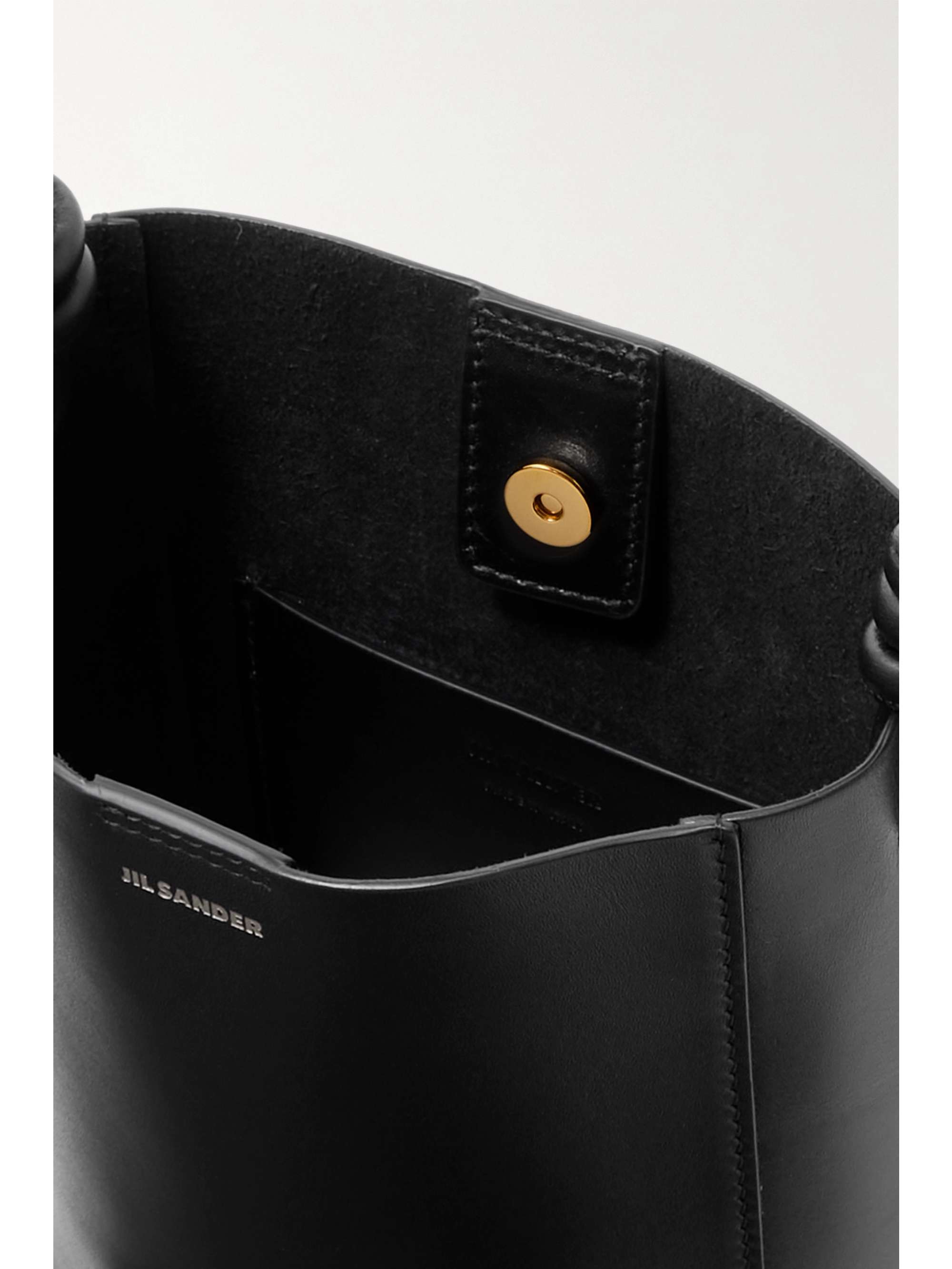 JIL SANDER Knotted leather shoulder bag