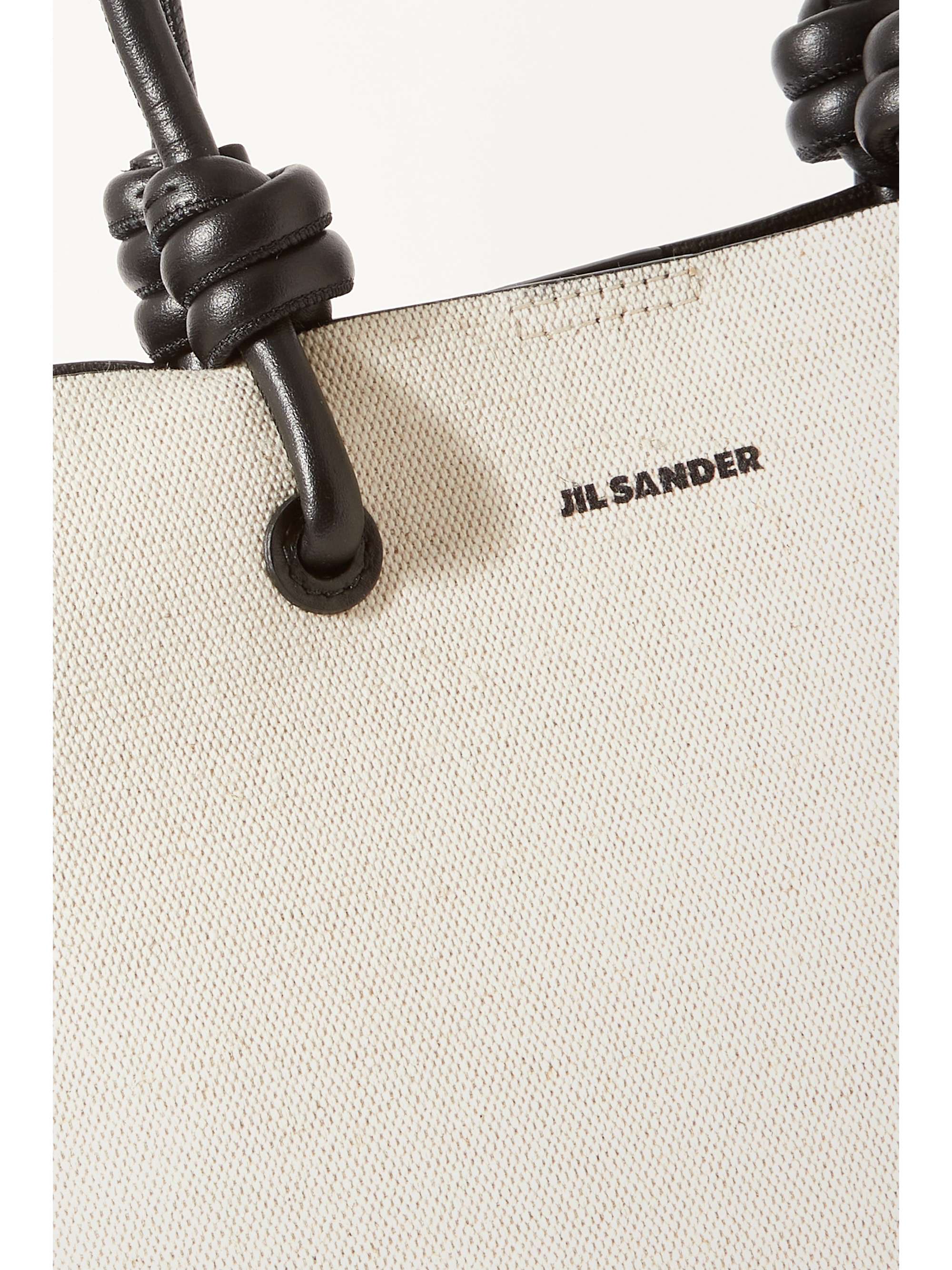 JIL SANDER Knotted leather tote
