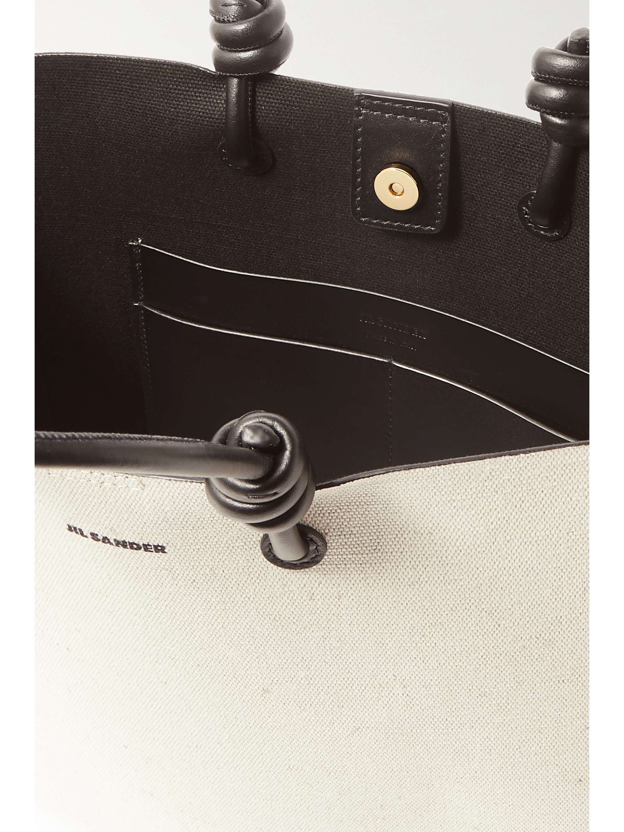 JIL SANDER Knotted leather tote