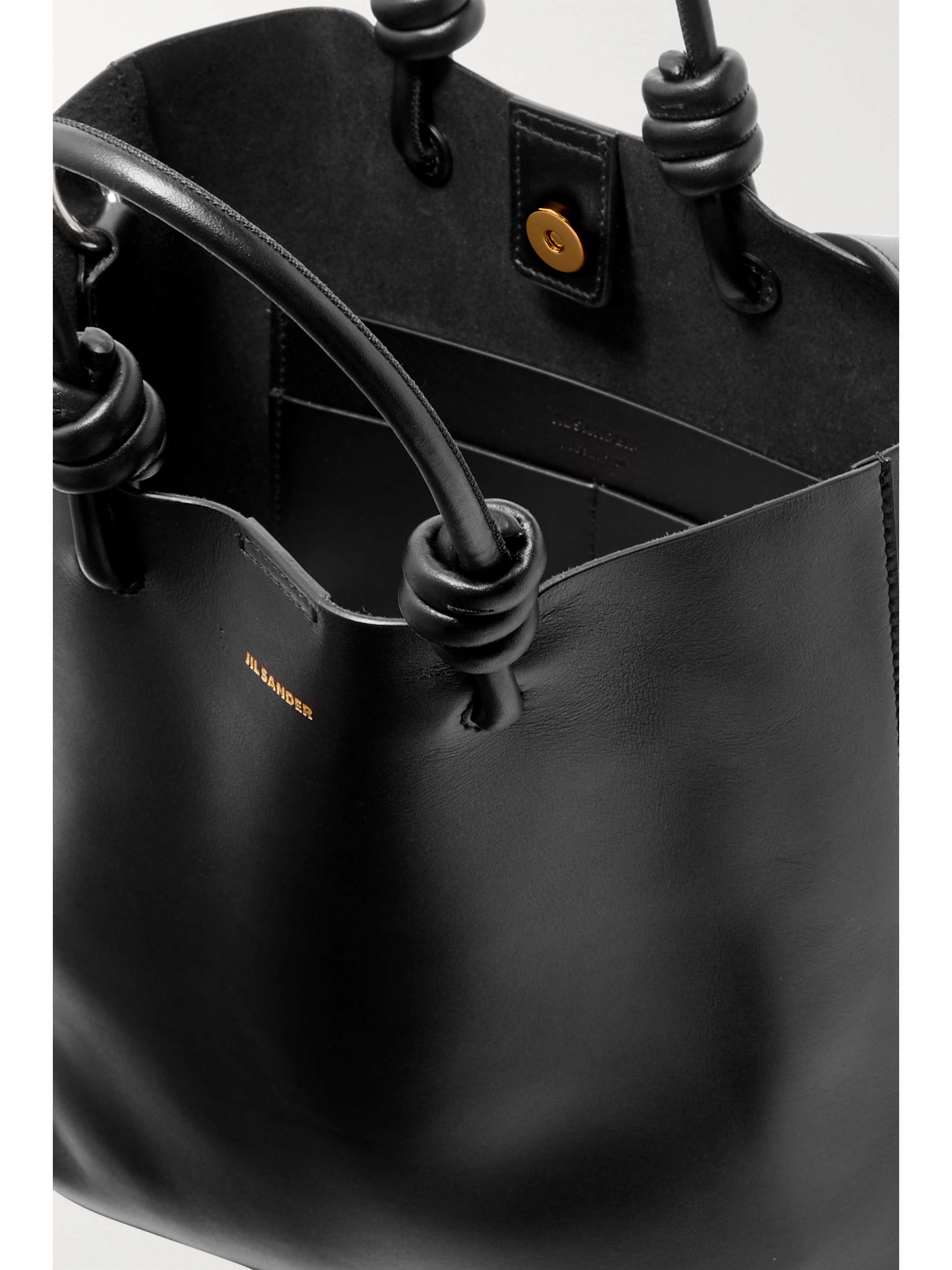 JIL SANDER Knotted leather tote