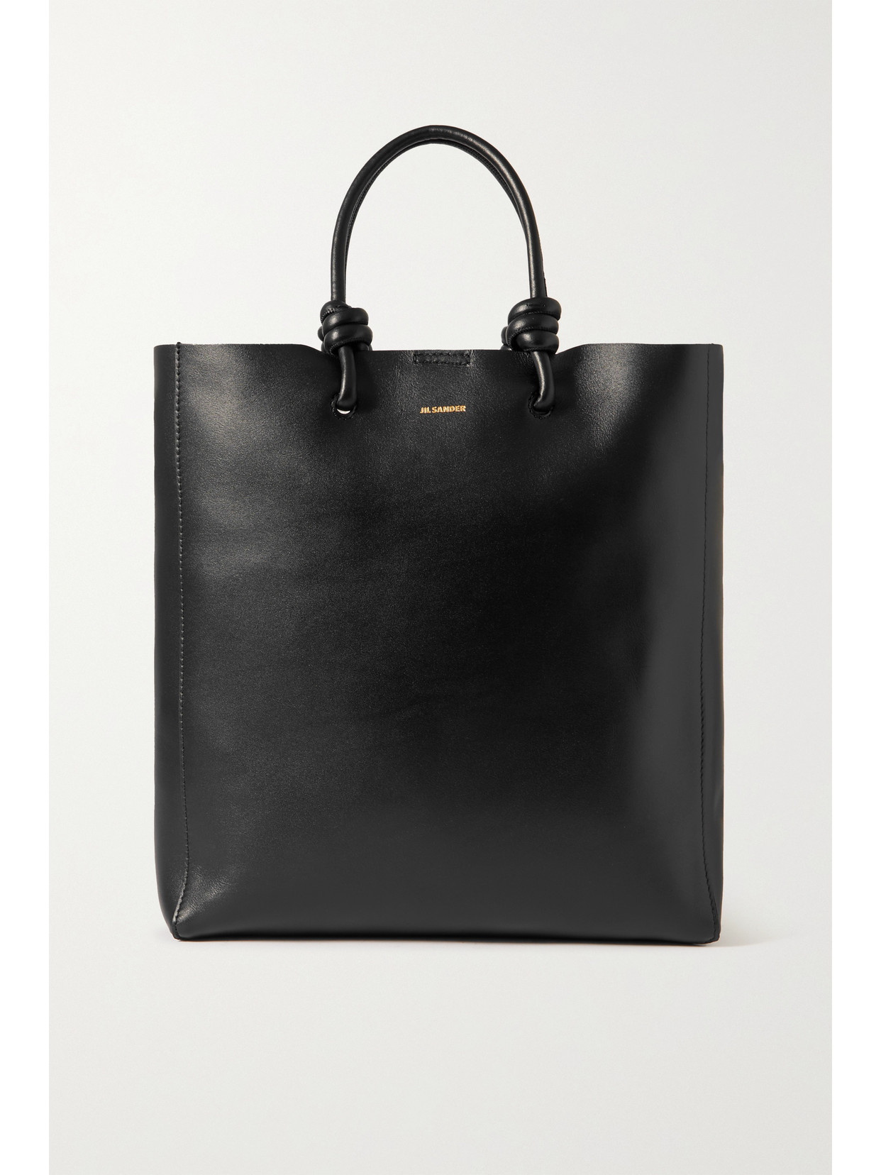 Jil Sander - Knotted Leather Tote - Black