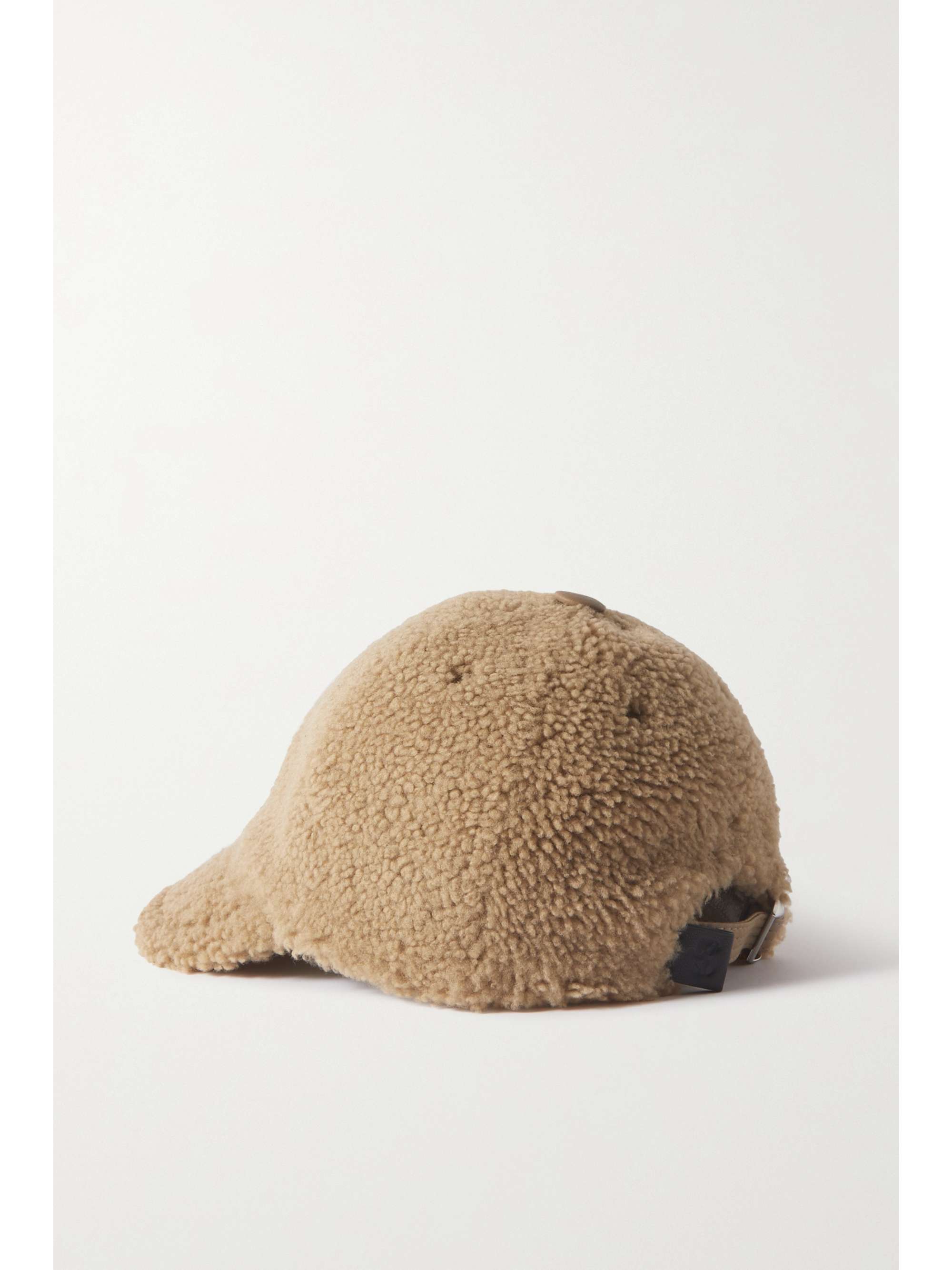 YVES SALOMON Shearling baseball cap