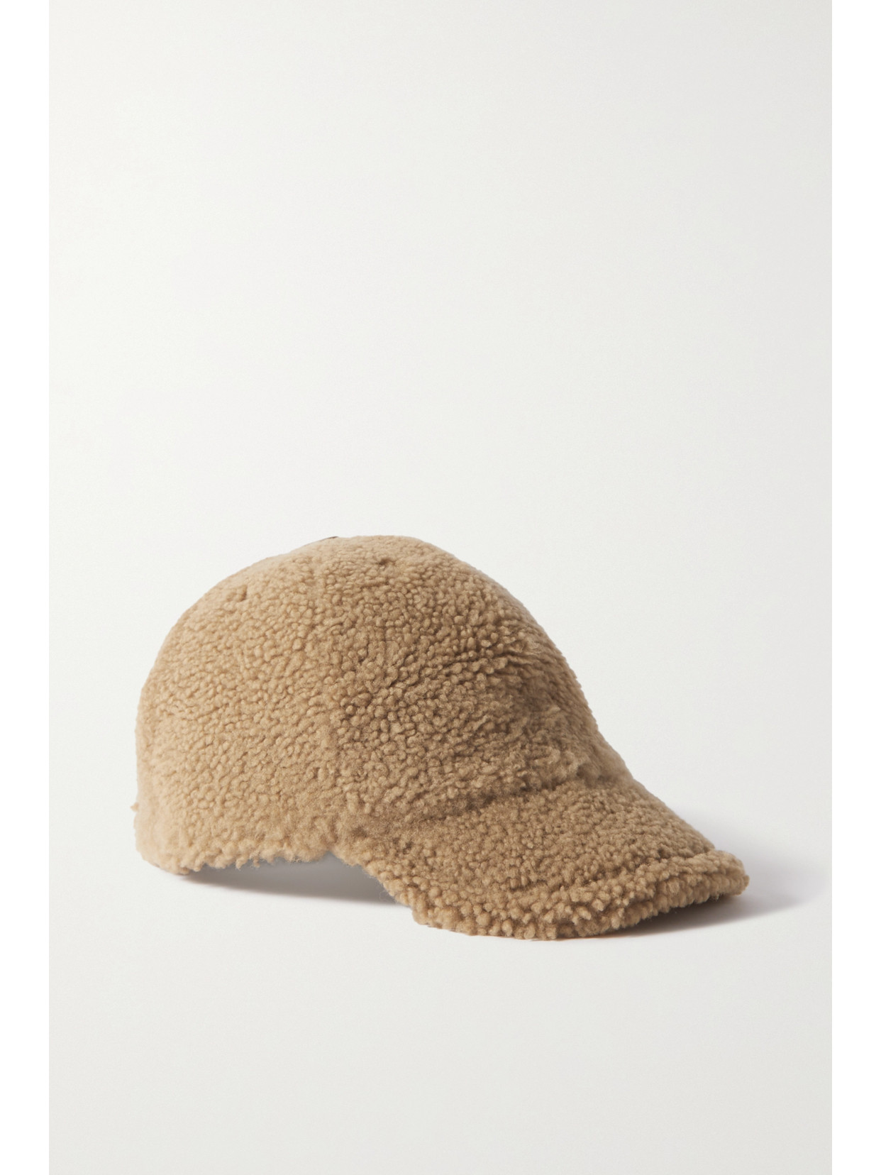 Yves Salomon - Shearling Baseball Cap - Neutrals