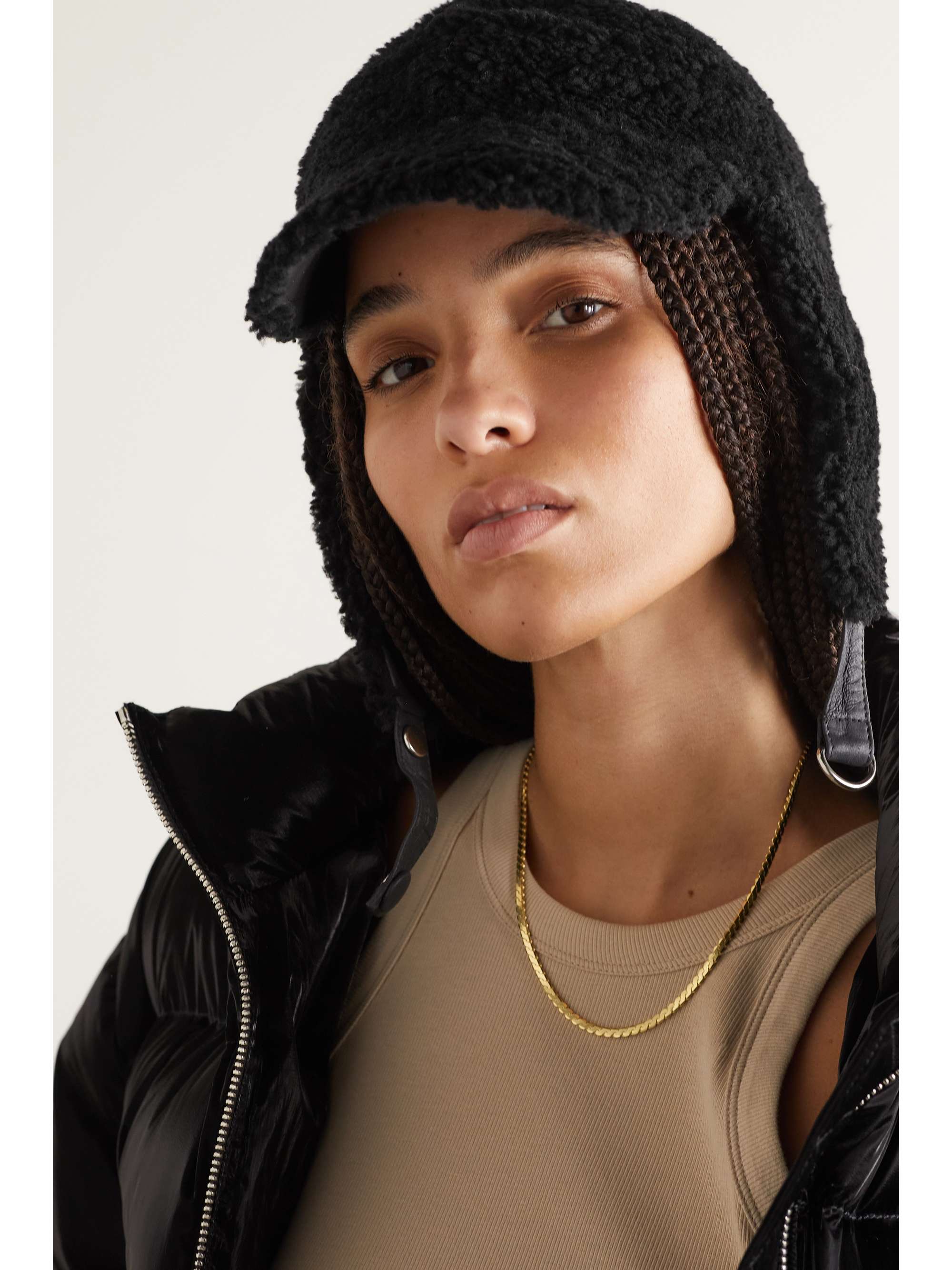 YVES SALOMON Shearling hat