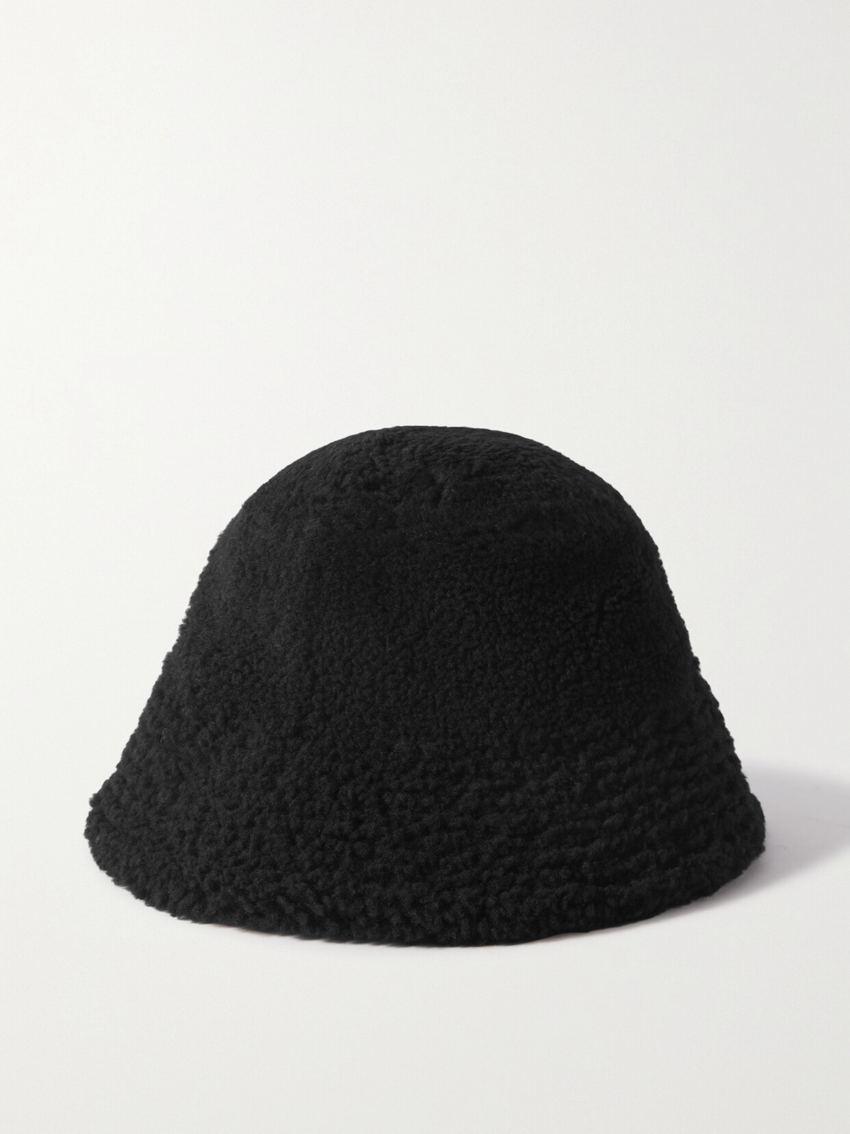 YVES SALOMON BOB SHEARLING BUCKET HAT