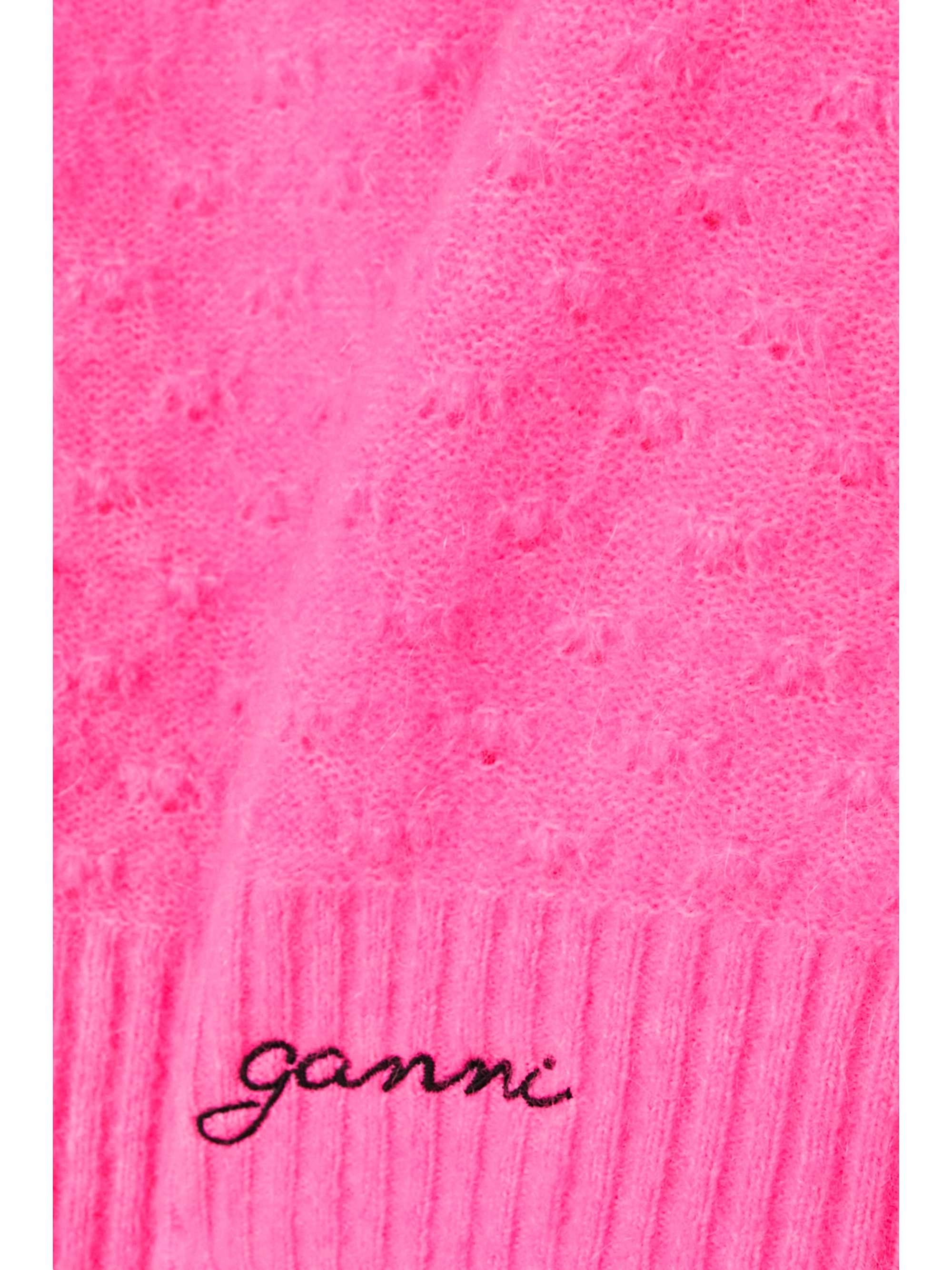 GANNI + NET SUSTAIN knitted turtleneck vest
