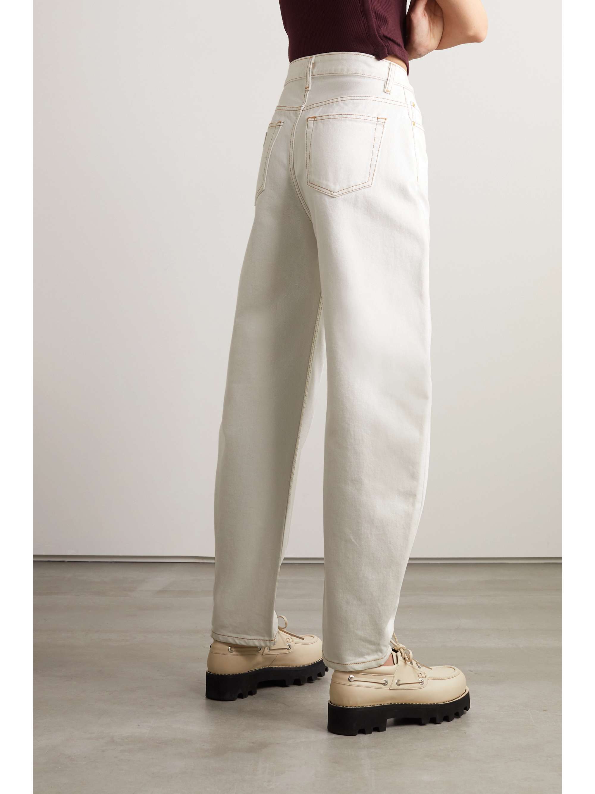 GANNI Jean fuselé taille mi-haute en coton biologique - NET SUSTAIN