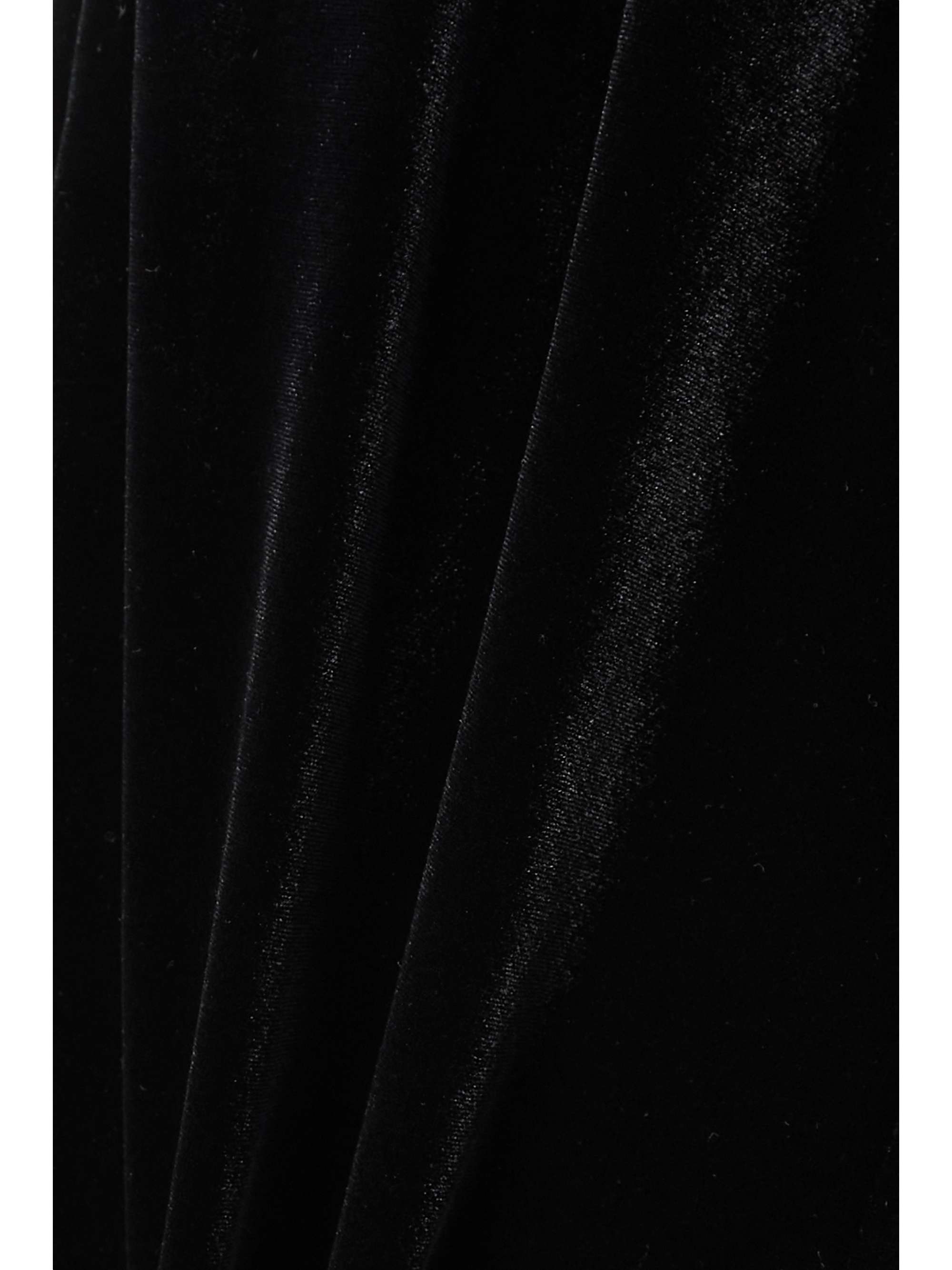 GANNI + NET SUSTAIN stretch recycled-velvet flared pants