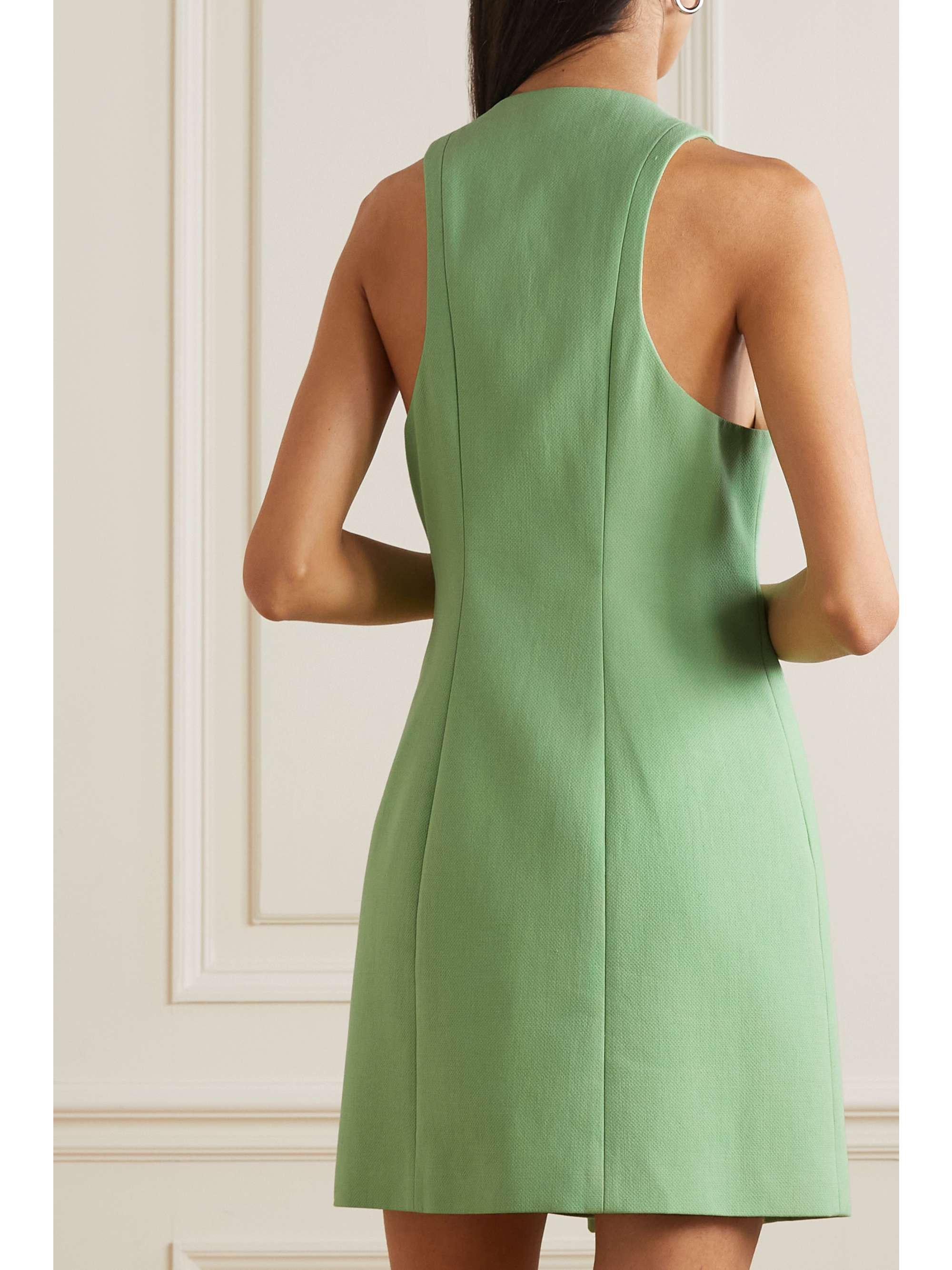 GANNI + NET SUSTAIN organic cotton-voile mini dress