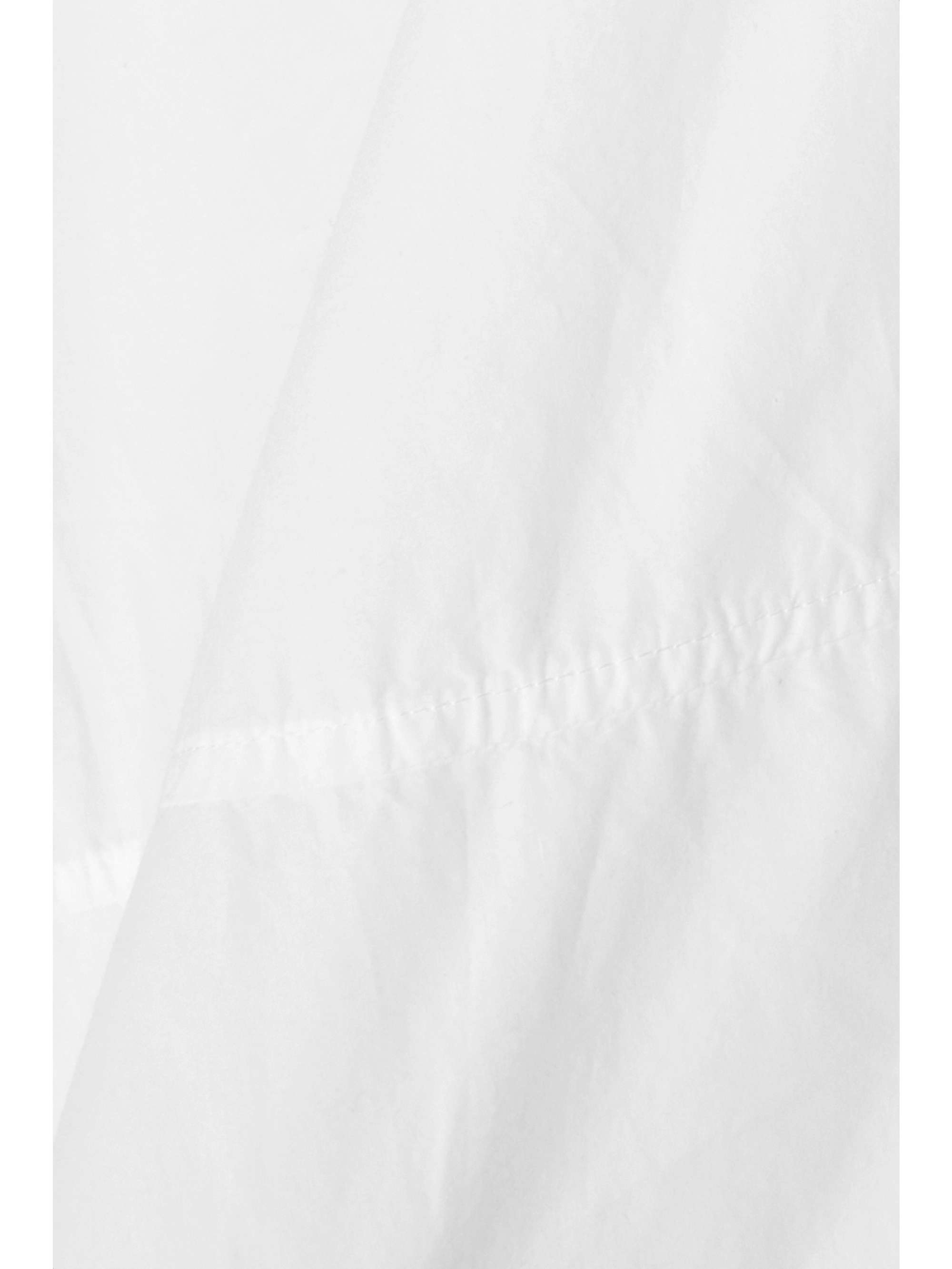 GANNI + NET SUSTAIN asymmetric cotton-poplin shirt