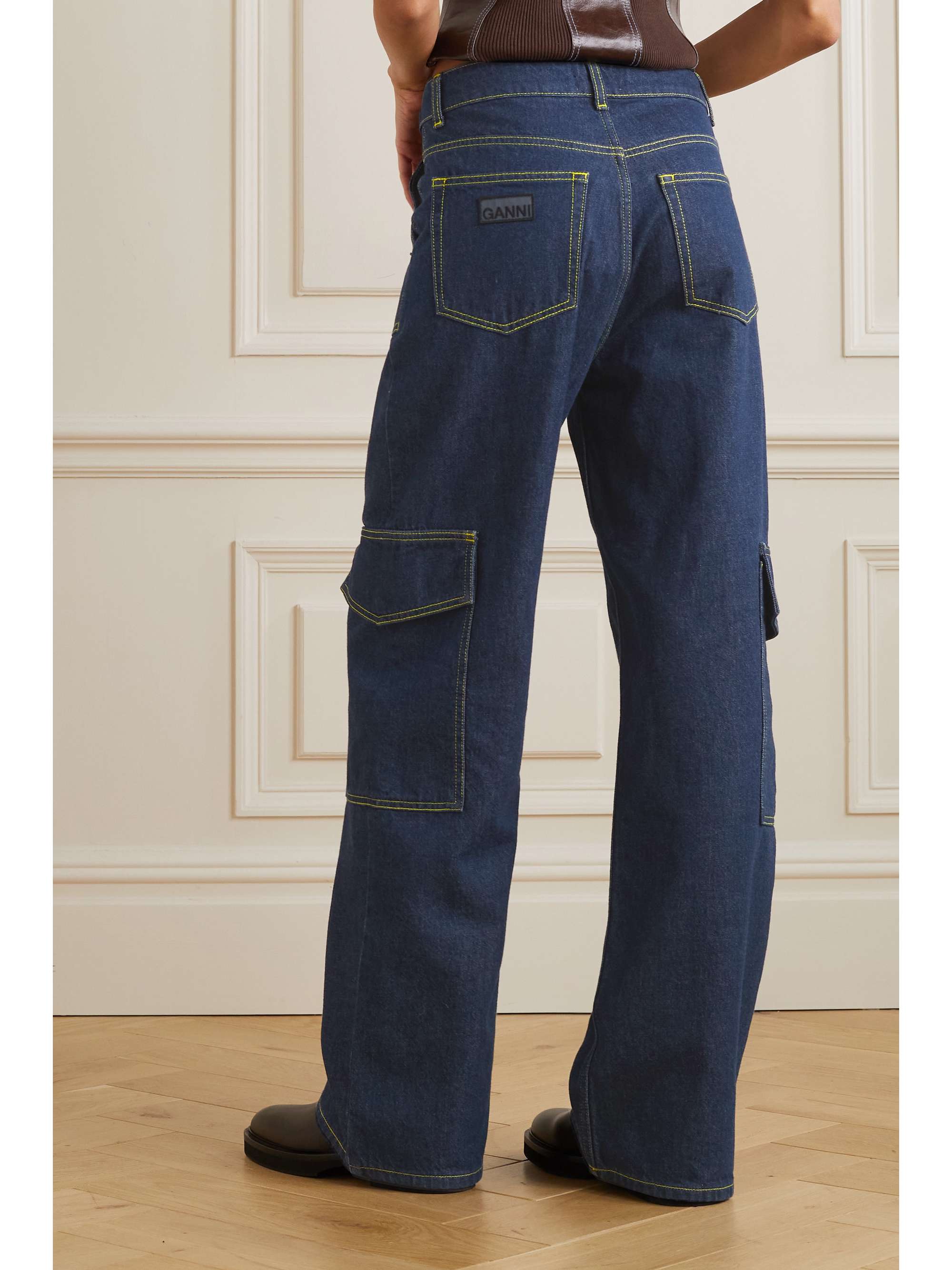 GANNI + NET SUSTAIN boyfriend organic jeans