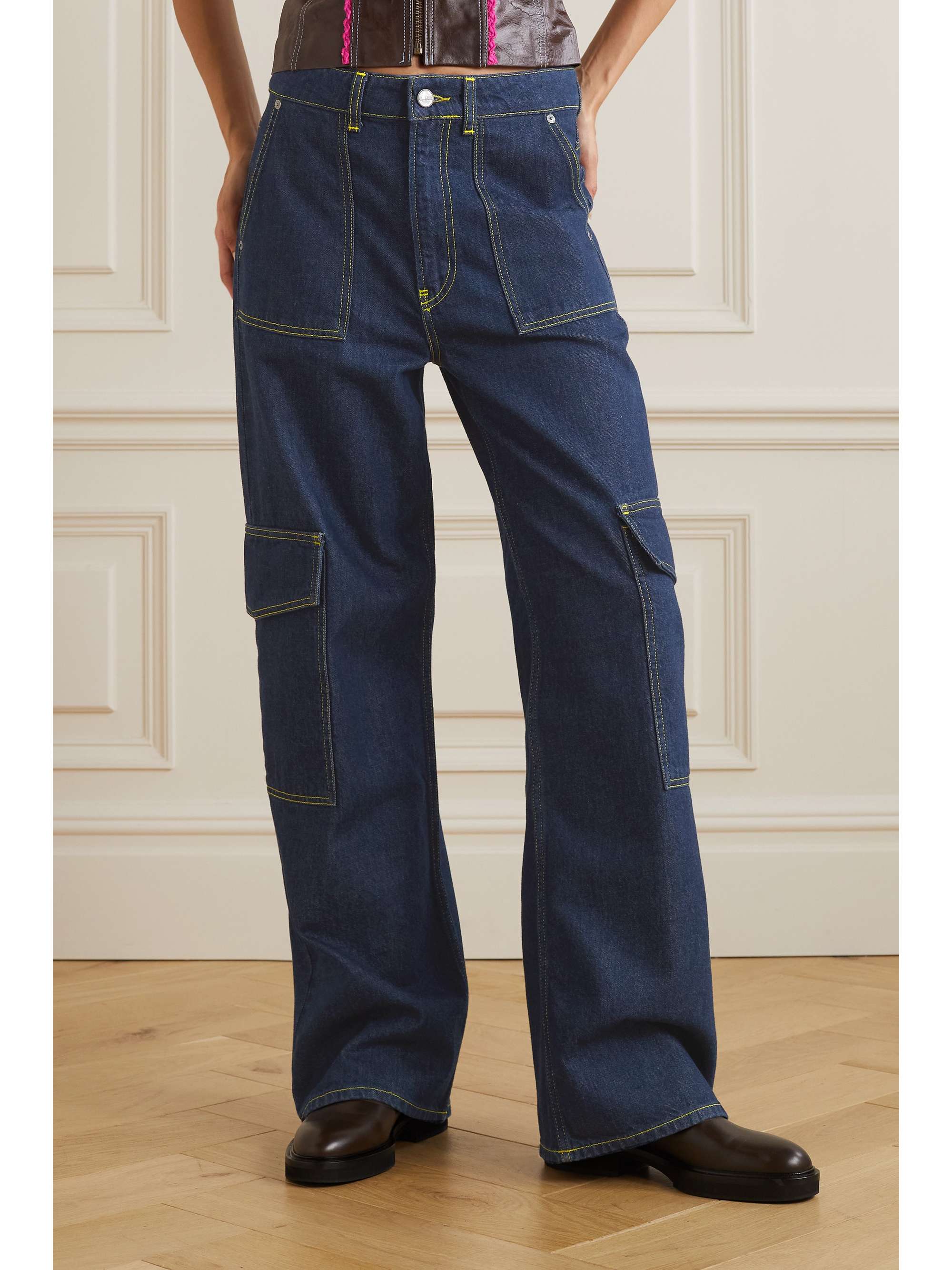GANNI + NET SUSTAIN boyfriend organic jeans