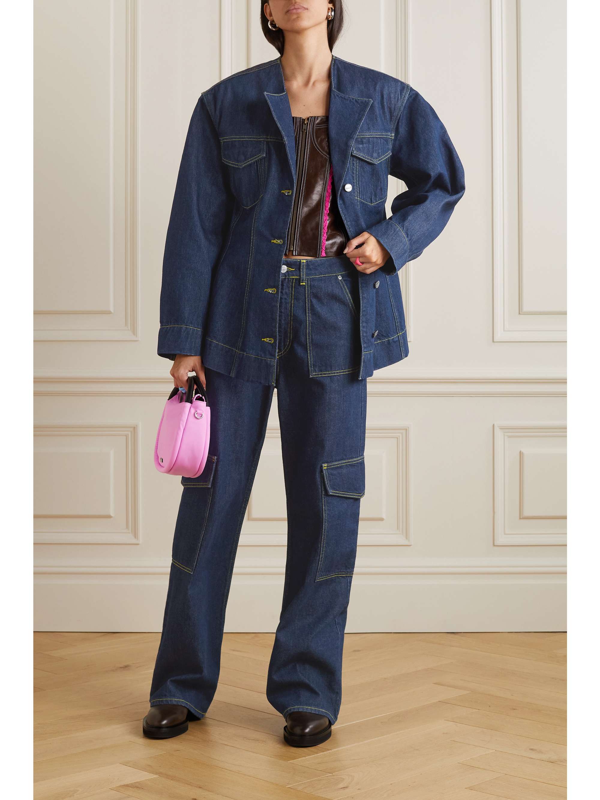 GANNI + NET SUSTAIN boyfriend organic jeans