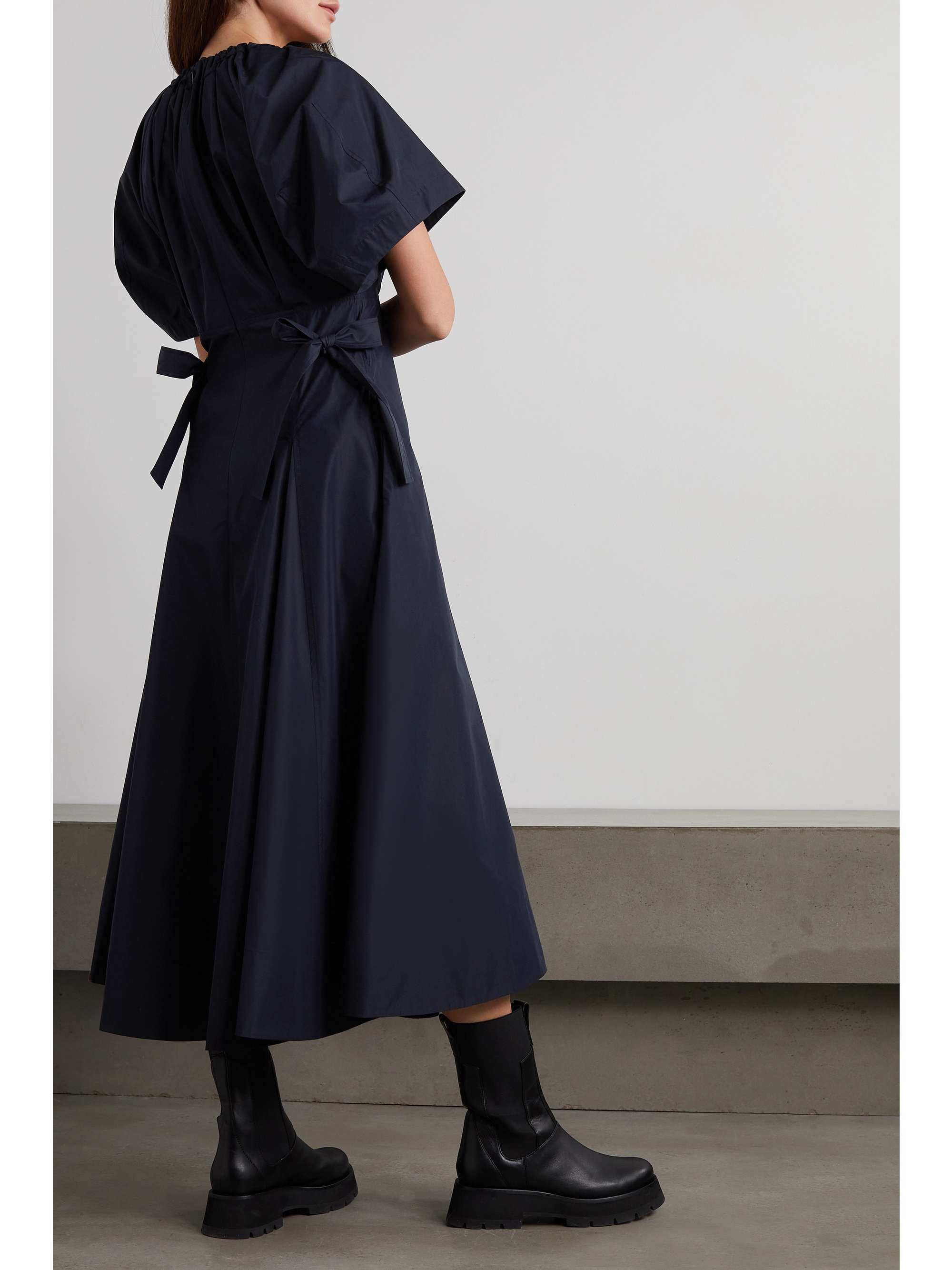 3.1 PHILLIP LIM 레이디버그 코튼 혼방 포플린 미디 드레스
