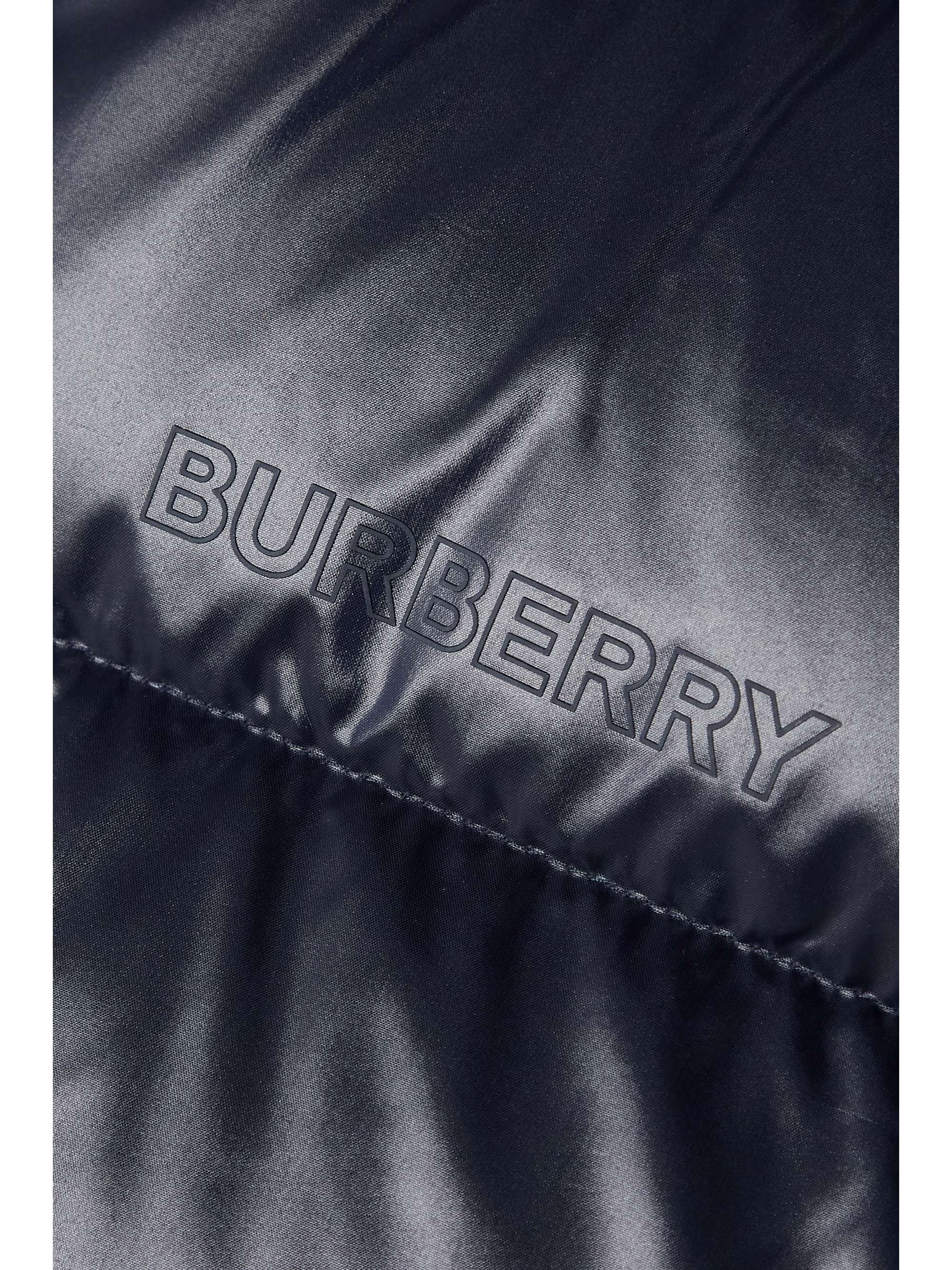 BURBERRY Hooded quilted shell down vest