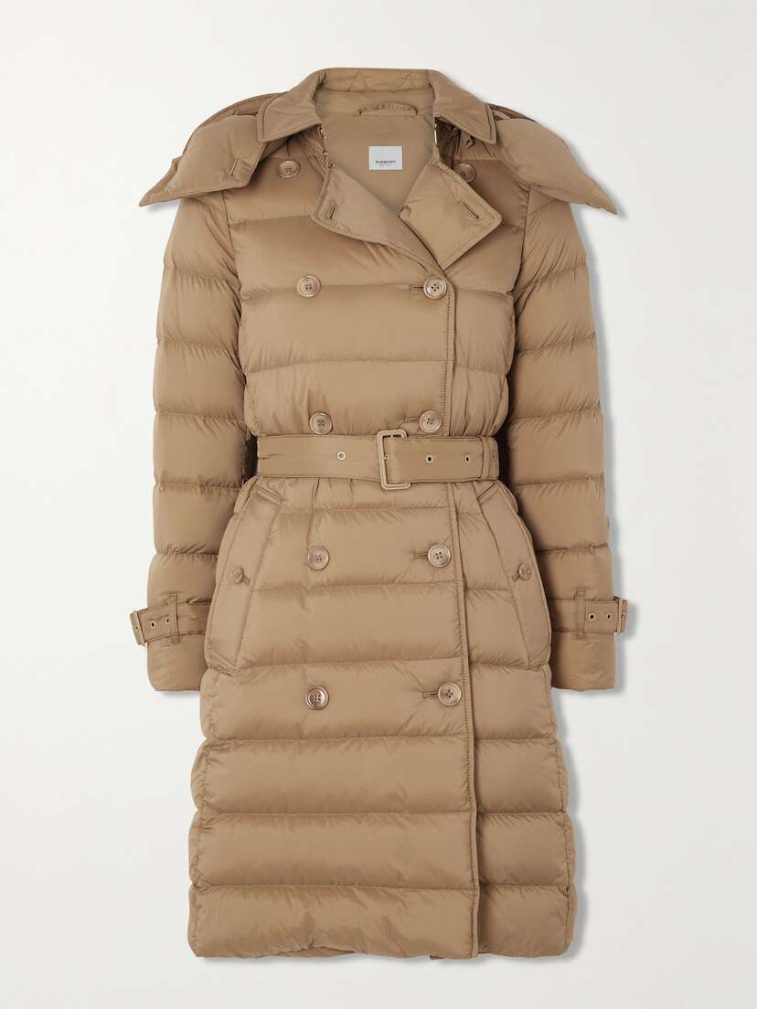Burberry Hooded Quilted Shell Down Coat -  - xx large