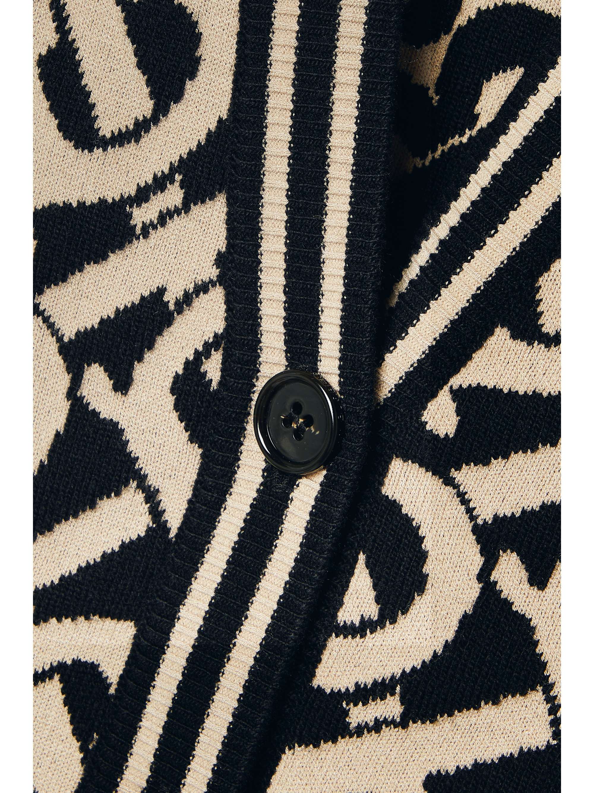 BURBERRY Maddox wool-blend jacquard cardigan