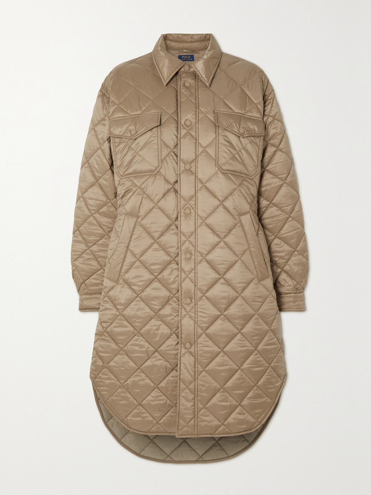 Polo Ralph Lauren - Quilted Recycled Shell Coat - Brown